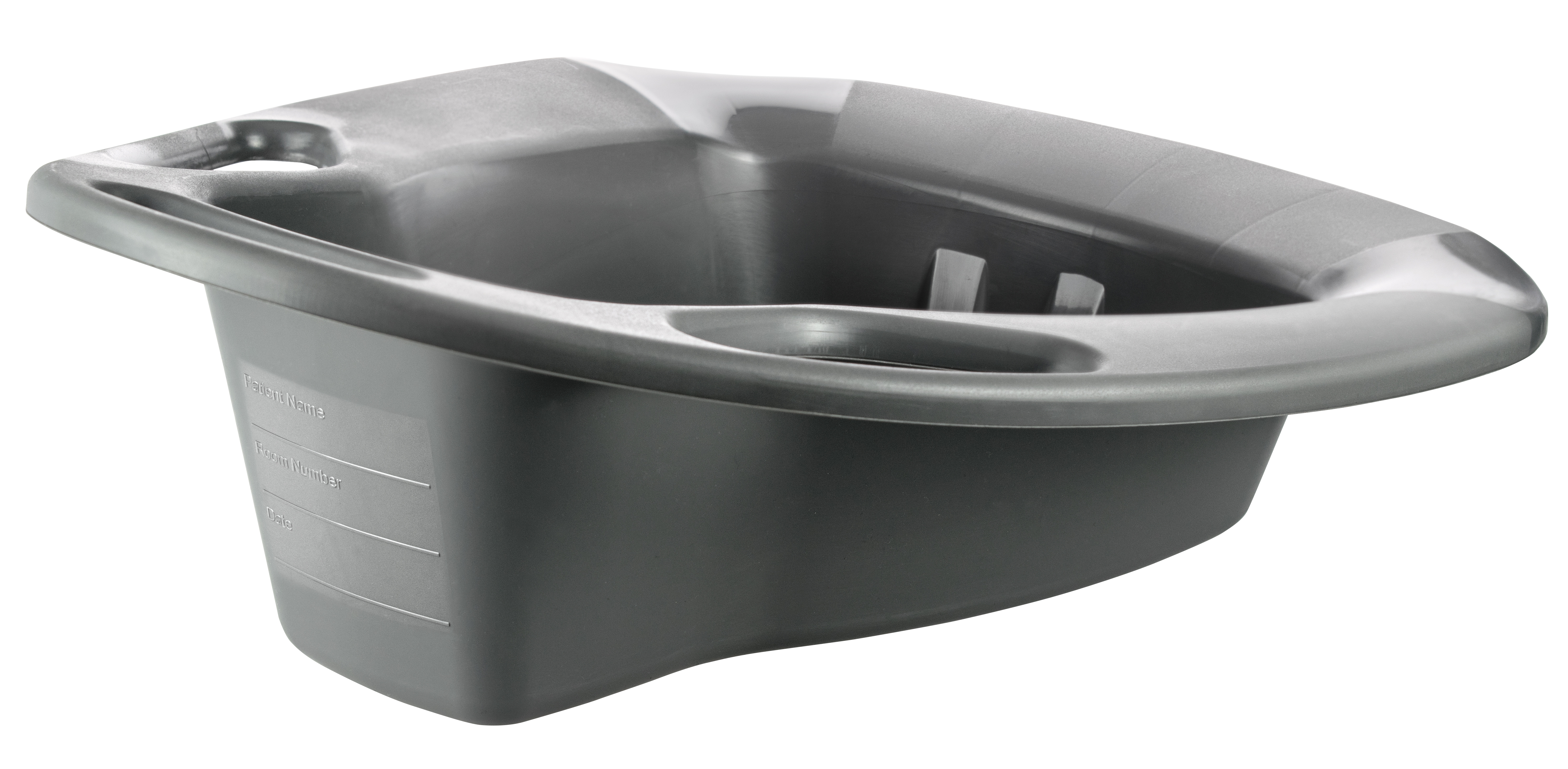 McKesson Brand 56-80245 - McKesson Stackable Bedpan, nonstick Plastic, Graphite Color - 1/Each, 50/Case