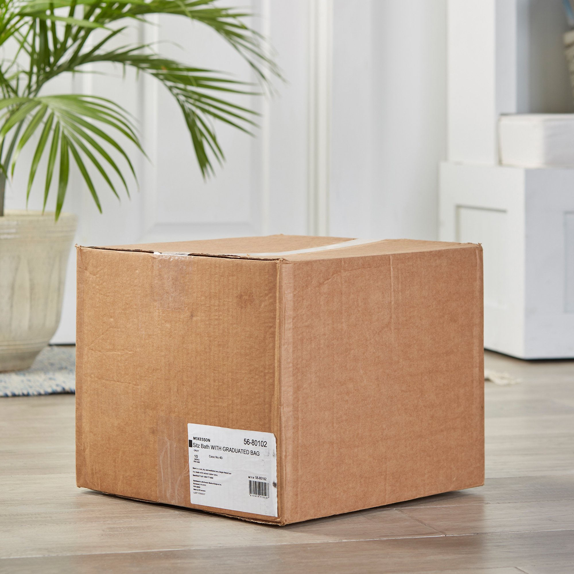 McKesson Brand 56-80102 - McKesson Round Sitz Bath, 2,000 mL Bag - 1/Each, 10/Case