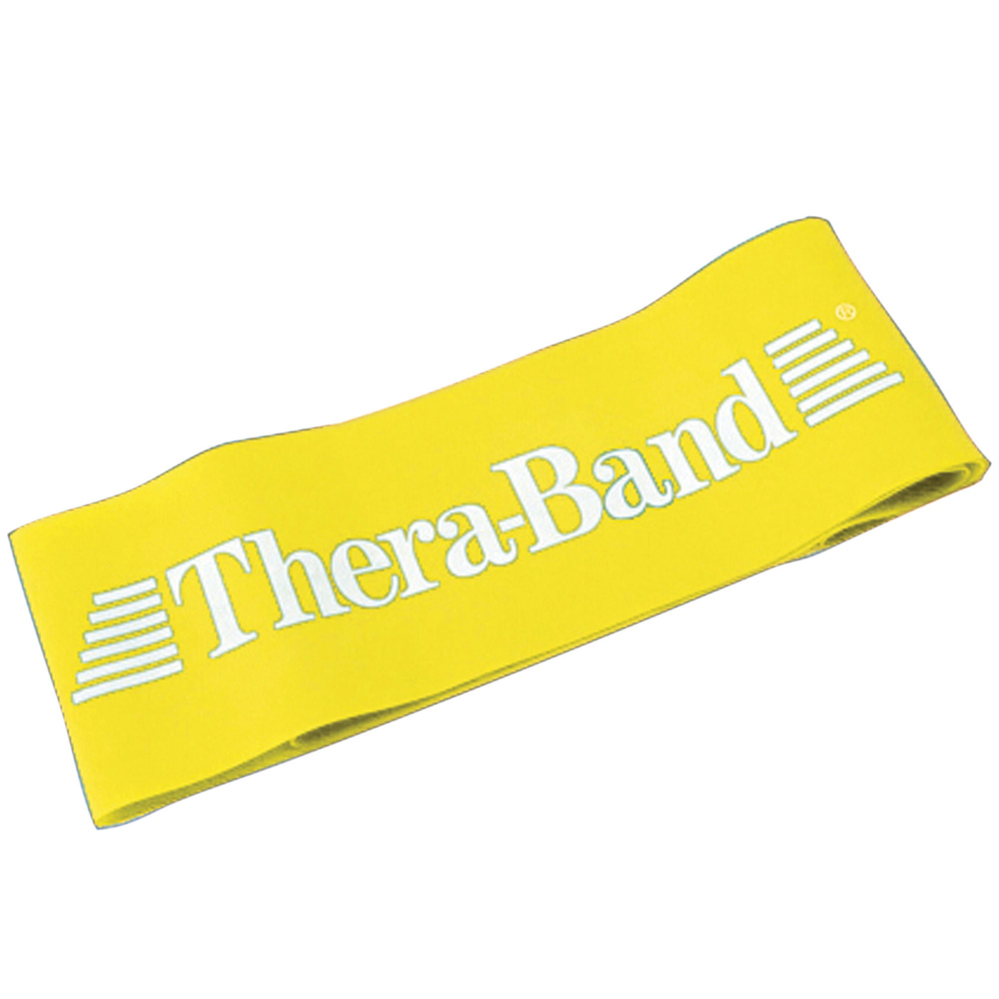 Fabrication Enterprises - 10-1931 Exercise Resistance Band Loop TheraBand® Yellow 3 X 8 Inch X-Light Resistance