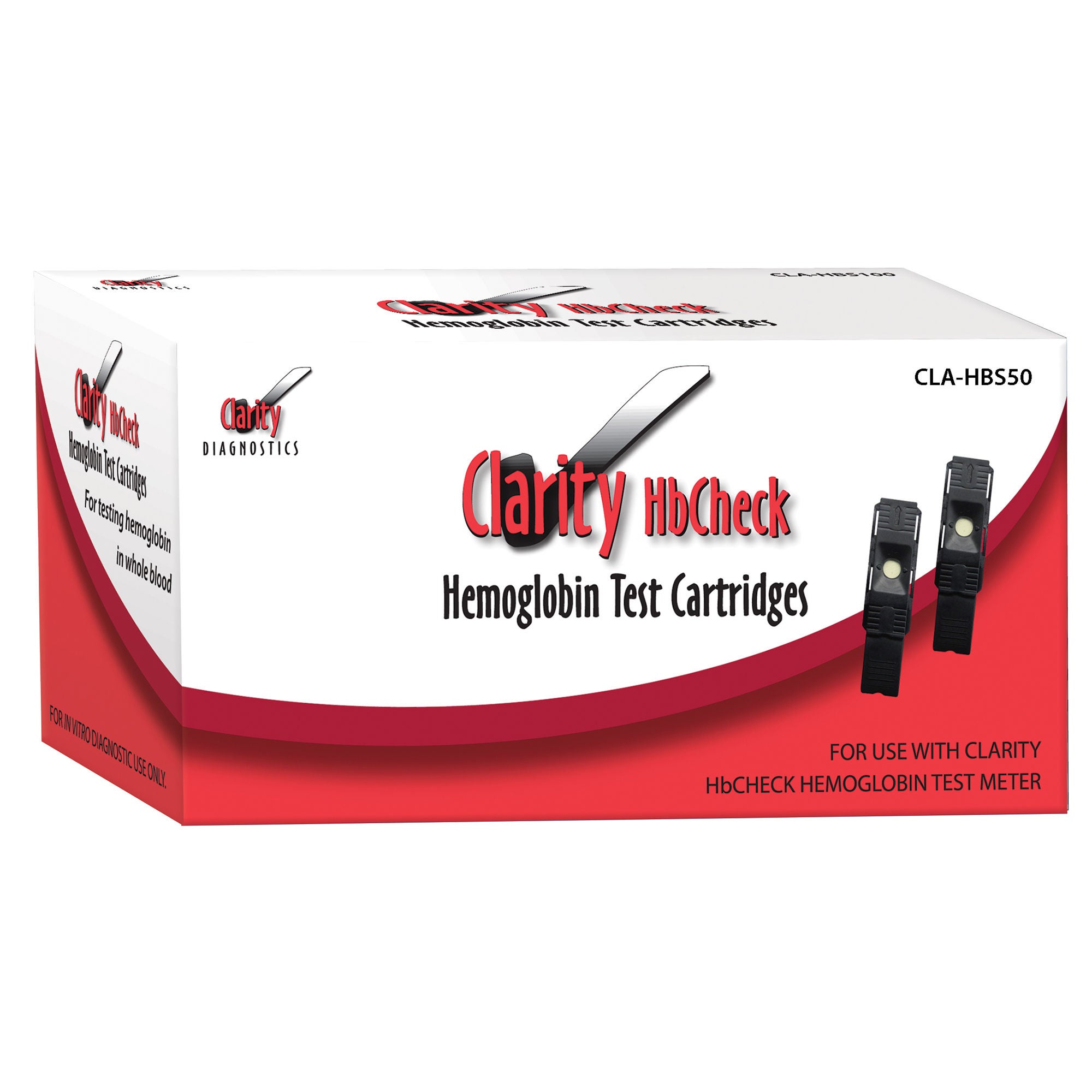 Clarity Lab Group LLC - CLA-HBS50 Hematology Test Kit Clarity HbCheck Hemoglobin 50 Tests CLIA Waived