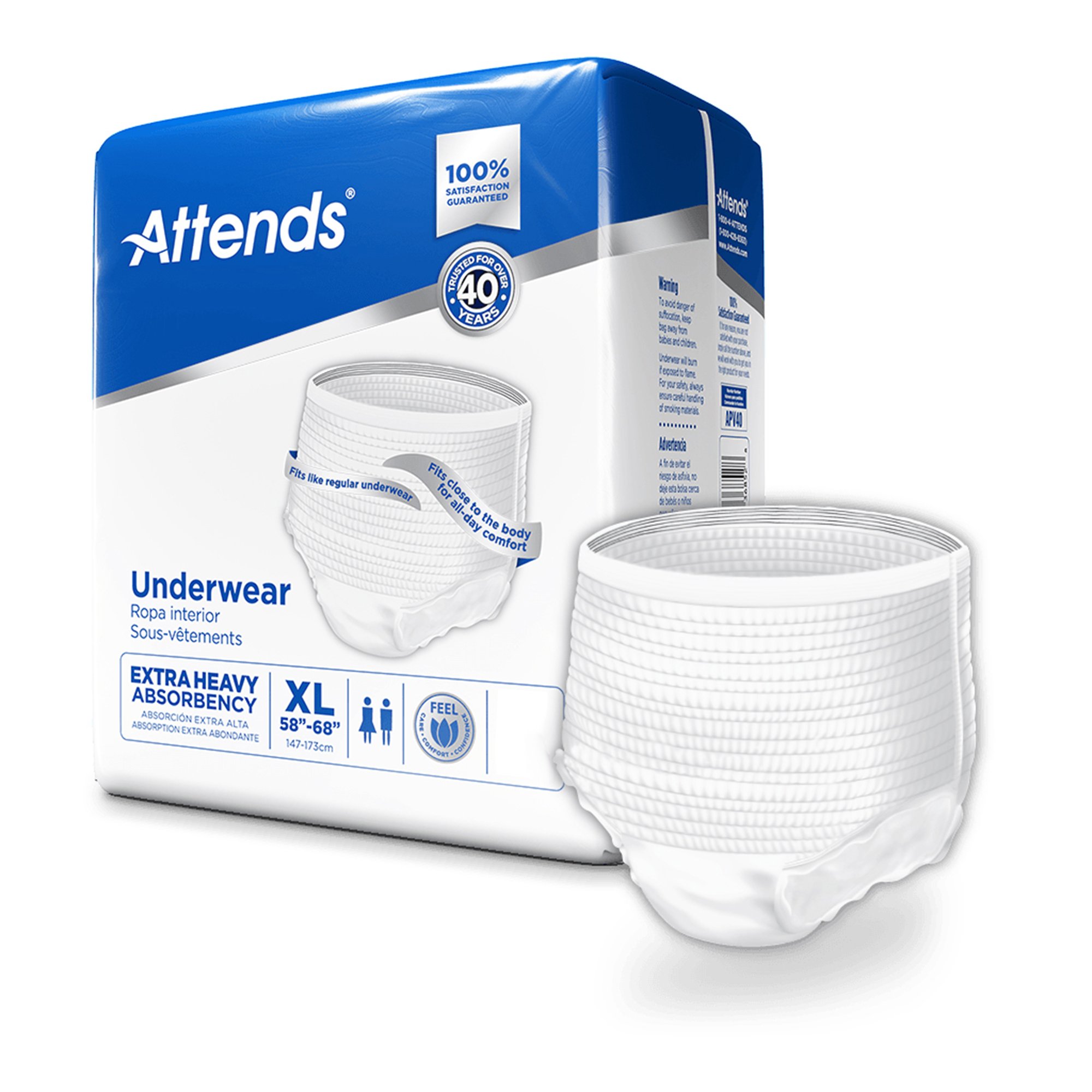 Attends Care Absorbent Underwear APV40100 by Attends Healthcare Products
