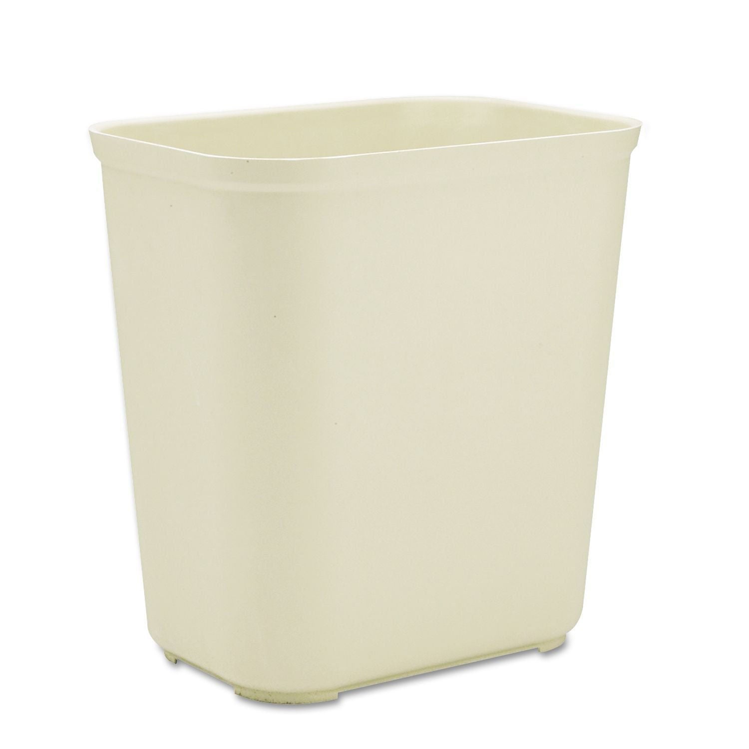 Essendant Co-United Stationers - RCP254300BG Fire-Resistant Trash Can Rubbermaid® 28 Quart / 7 gal. Beige Fiberglass Rectangular