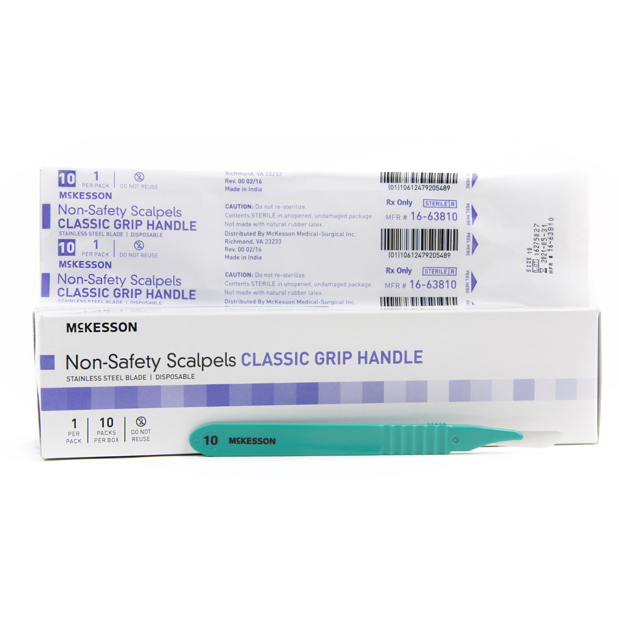 McKesson Brand - 16-63810 McKesson Non-Safety Scalpel