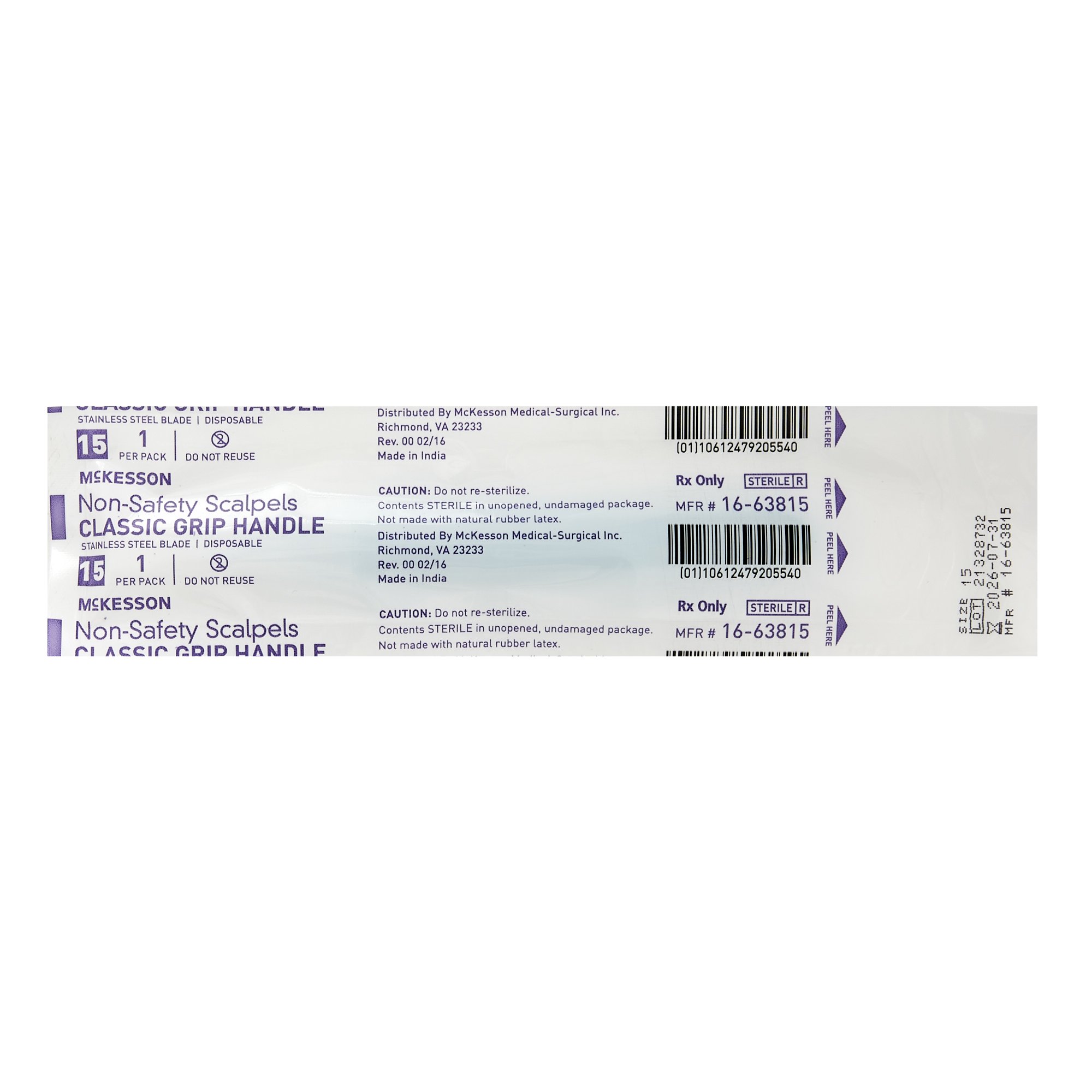 McKesson Scalpel 16-63815 by McKesson Brand