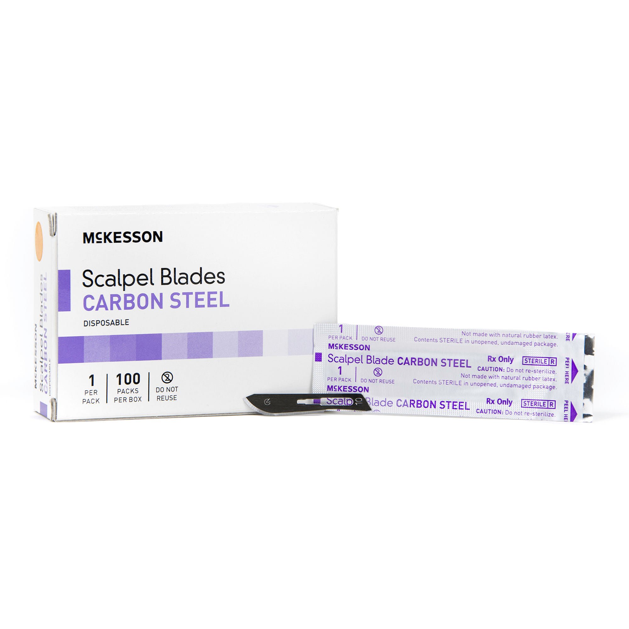 McKesson Brand - 16-63710 McKesson Carbon Steel Surgical Blade Knife Edge