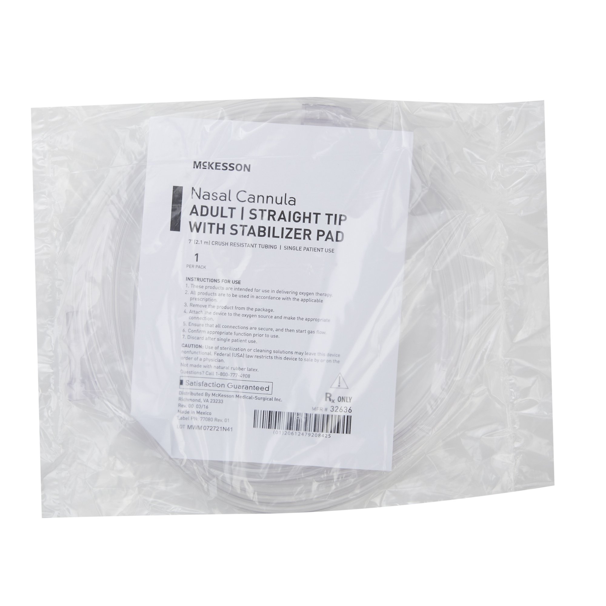 McKesson Brand 32636 - McKesson Brand Nasal Cannula - 1/Each, 50/Case