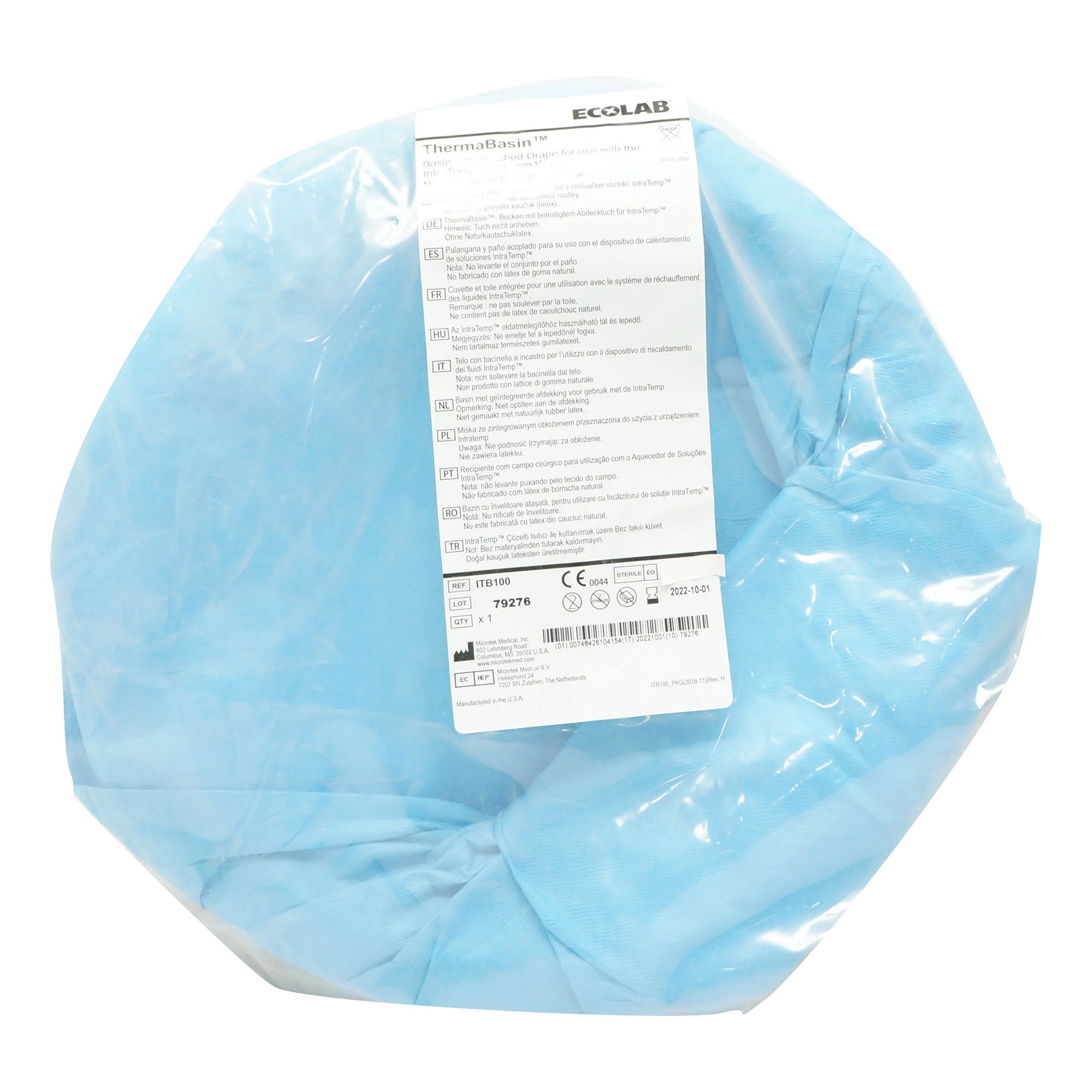 Medline - ITB100 Fluid Warming System Drape ORS™ For ThermaBasin Fluid Warming Systems