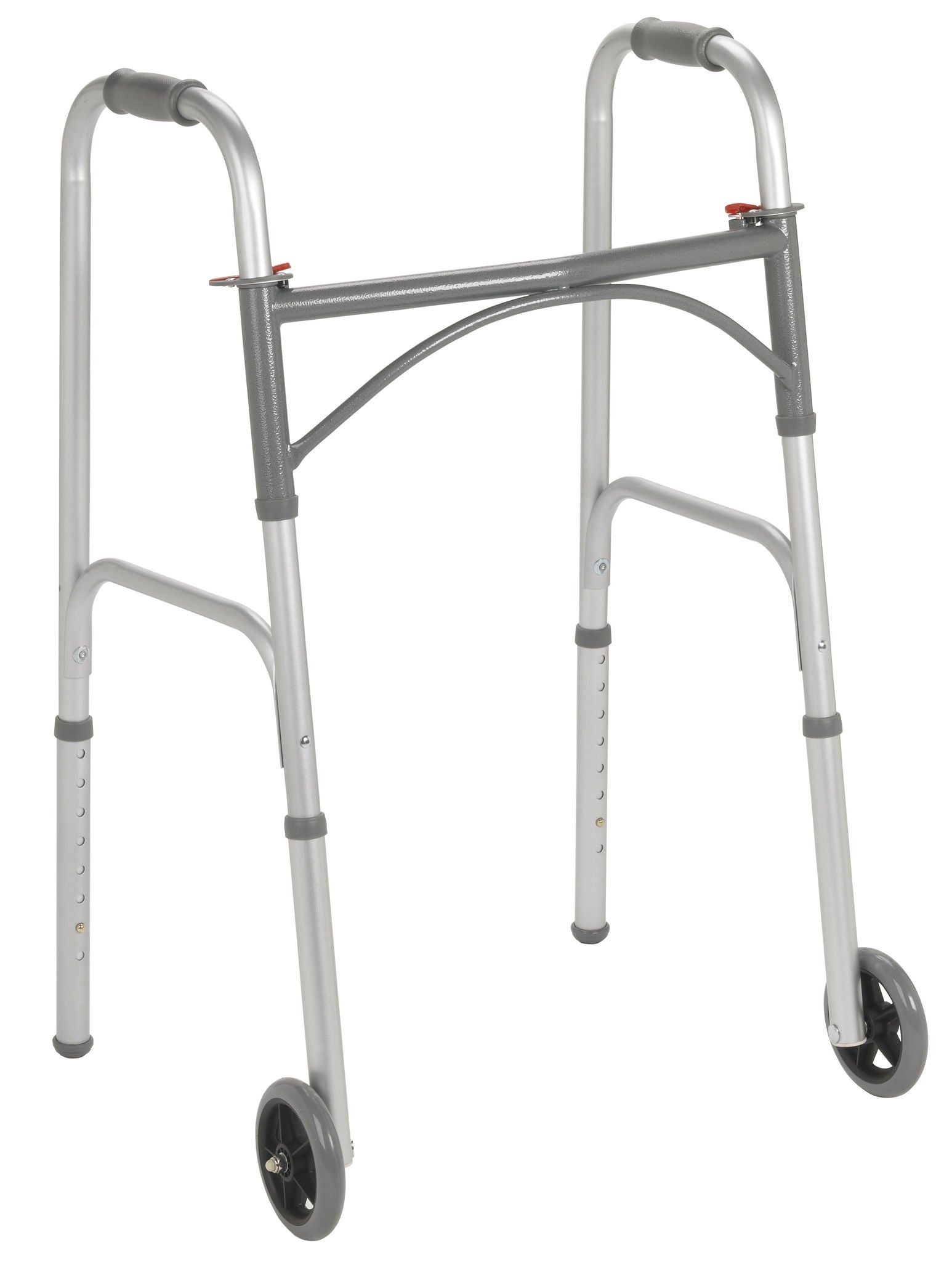 Drive DeVilbiss Healthcare - 10244-4 drive™ Dual Release Folding Walker with Wheels