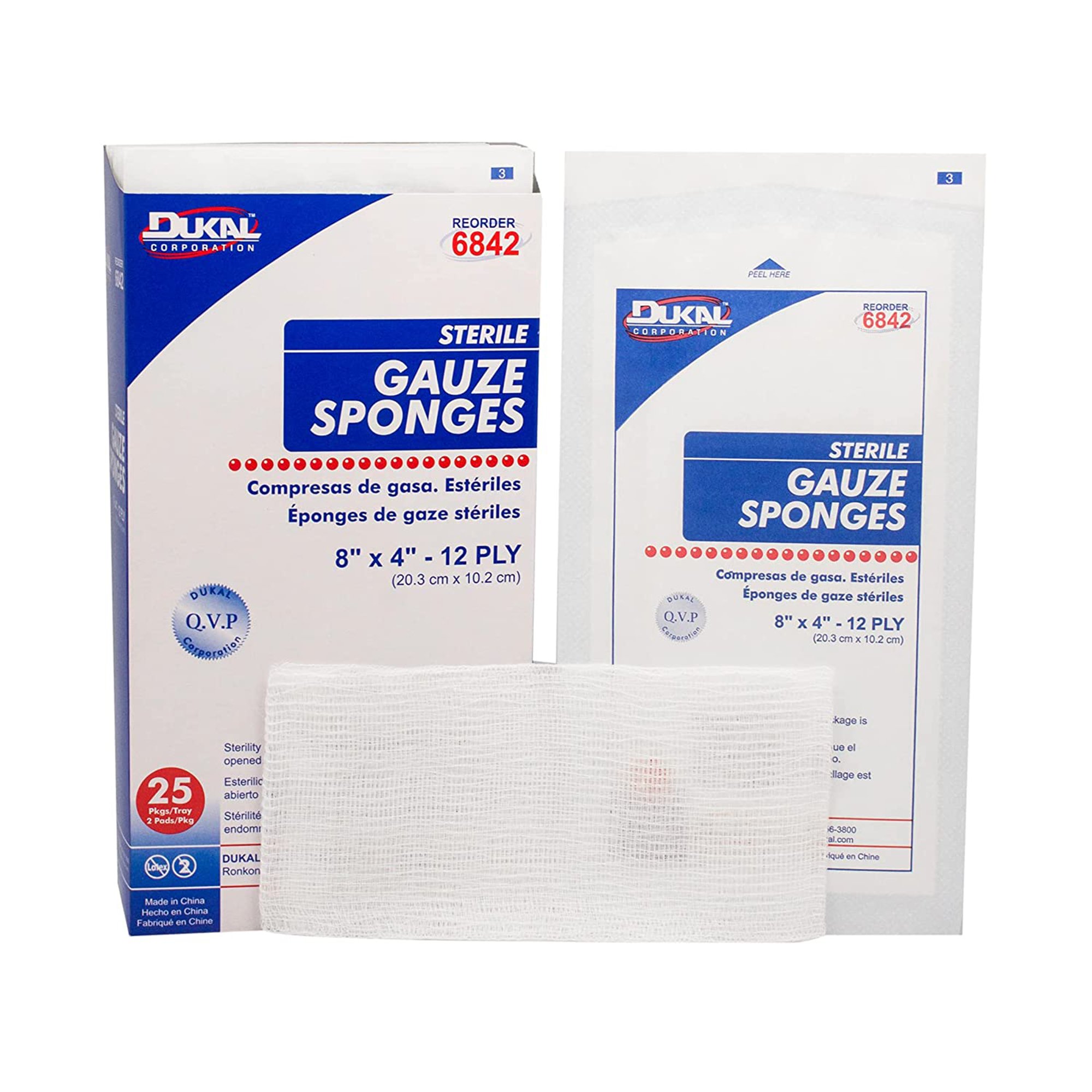 Dukal - 6842 Dukal™ Sterile Gauze Sponge