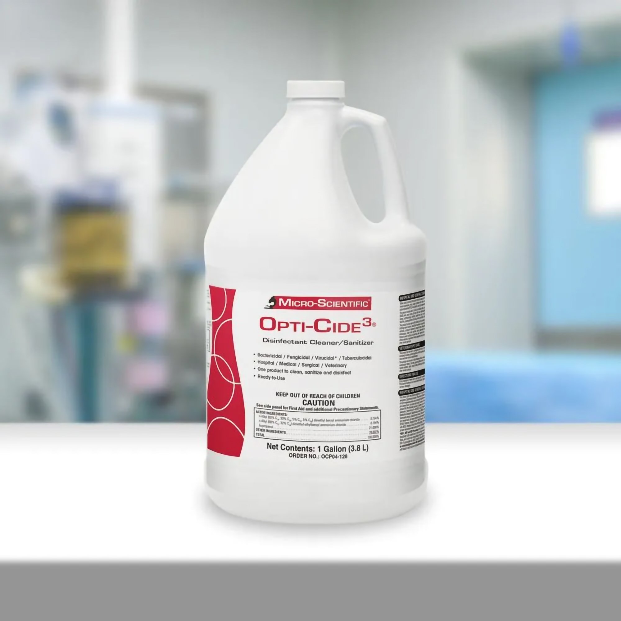 Micro Scientific Industries NEMSI1 - Opti-Cide3® Surface Disinfectant Cleaner, 1 gallon jug - 1/Each, 4/Case