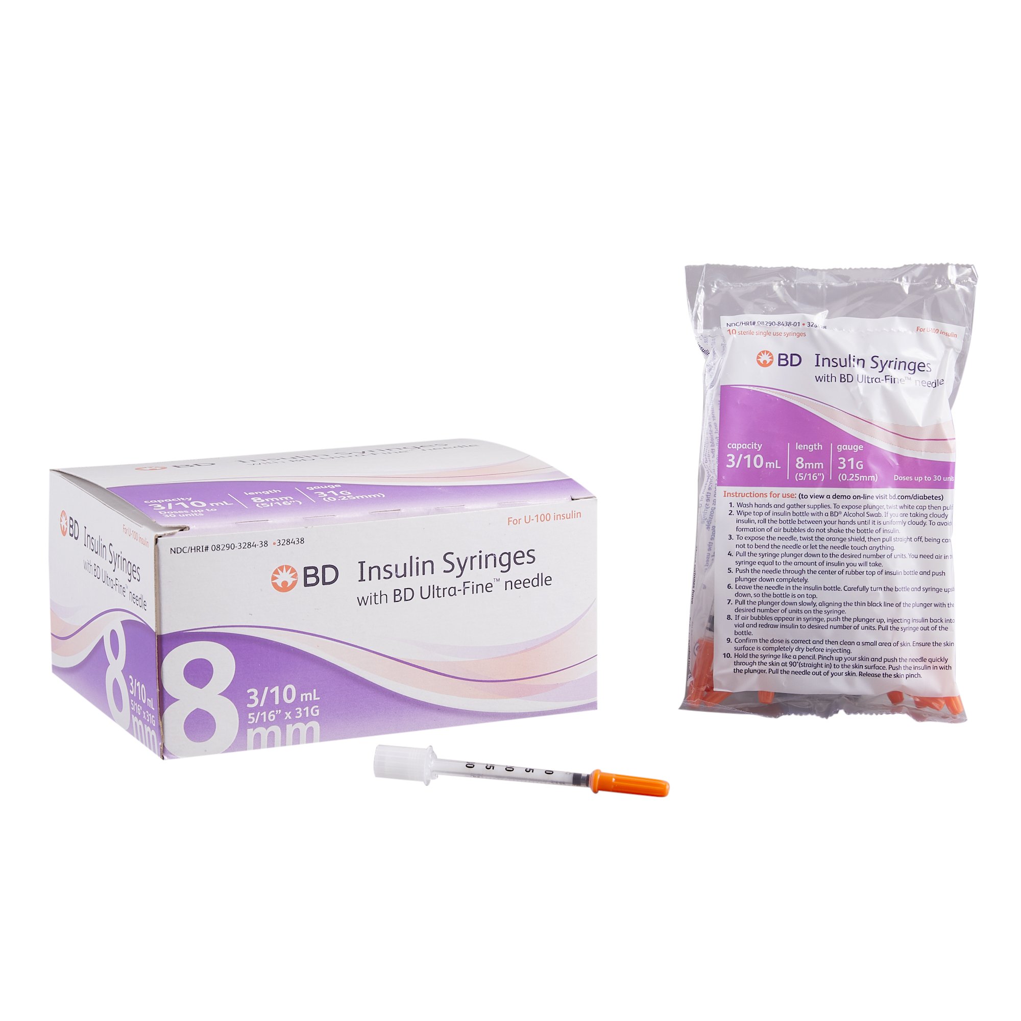 Embecta Medical II LLC 328438 - 1/Bag, 10/Box, 50/Case
