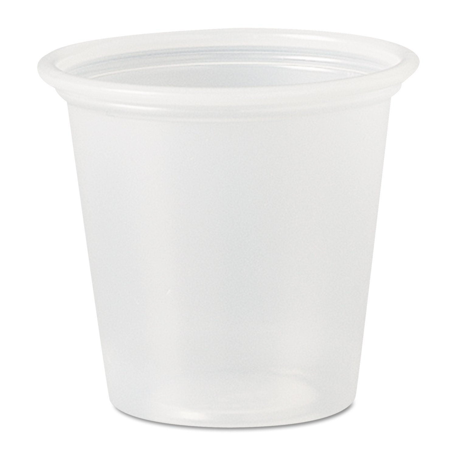 RJ Schinner Co - P125N Souffle Cup Solo® 1.25 oz. Plastic Translucent Disposable