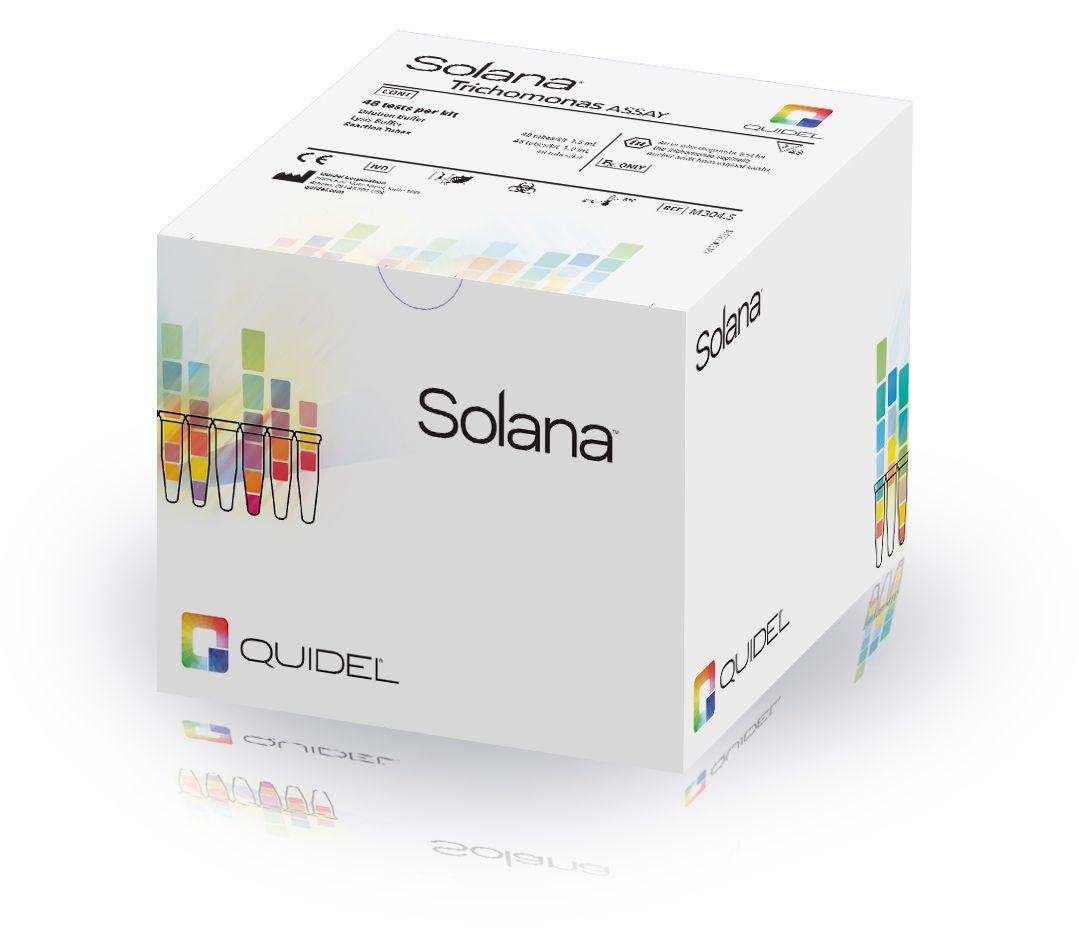 Quidel - M304.U Sexual Health Test Kit Solana® Trichomonas Trichomonas Vaginalis 48 Tests CLIA Non-Waived