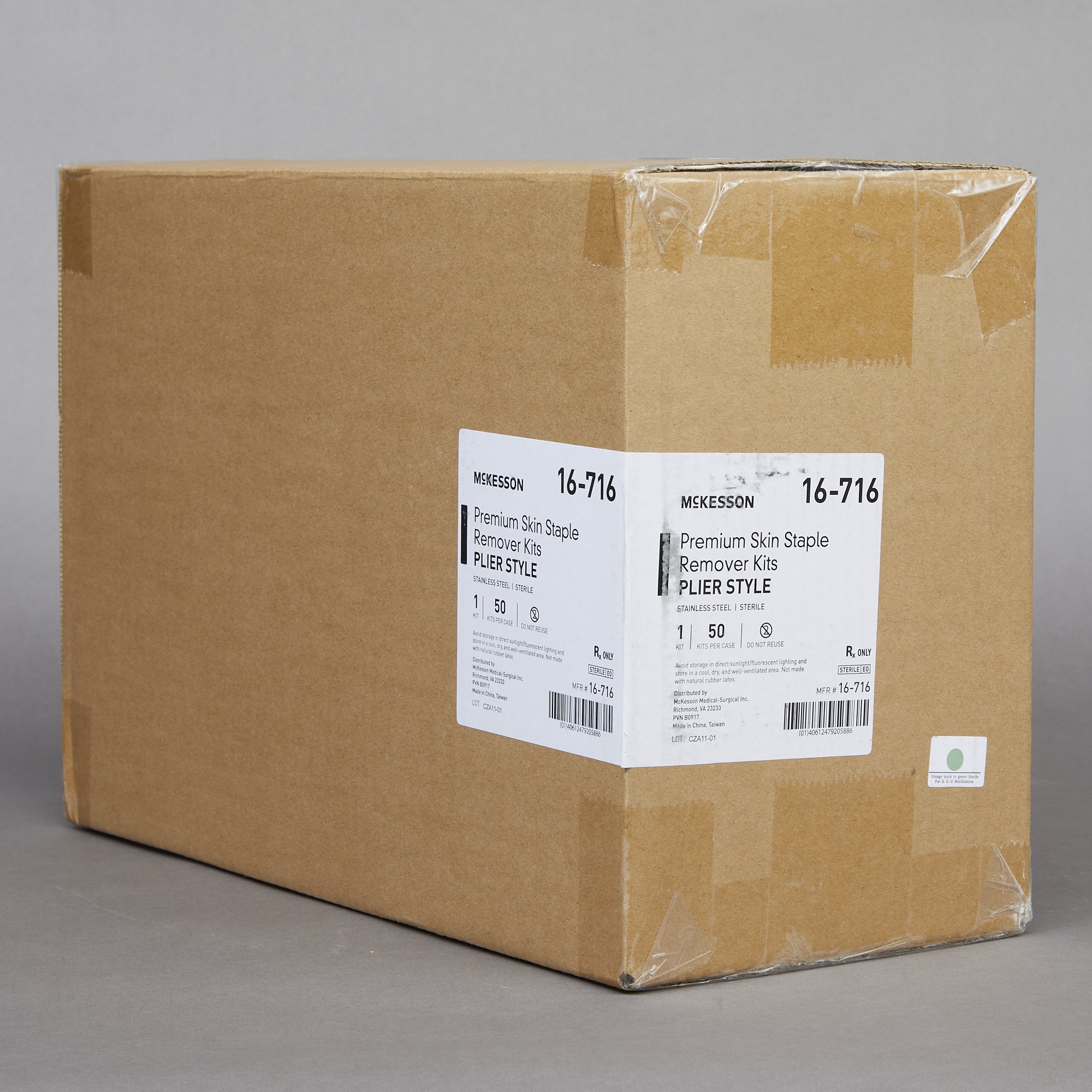 McKesson Brand 16-716 - McKesson Skin Staple Removal Kit - 1/Each, 50/Case