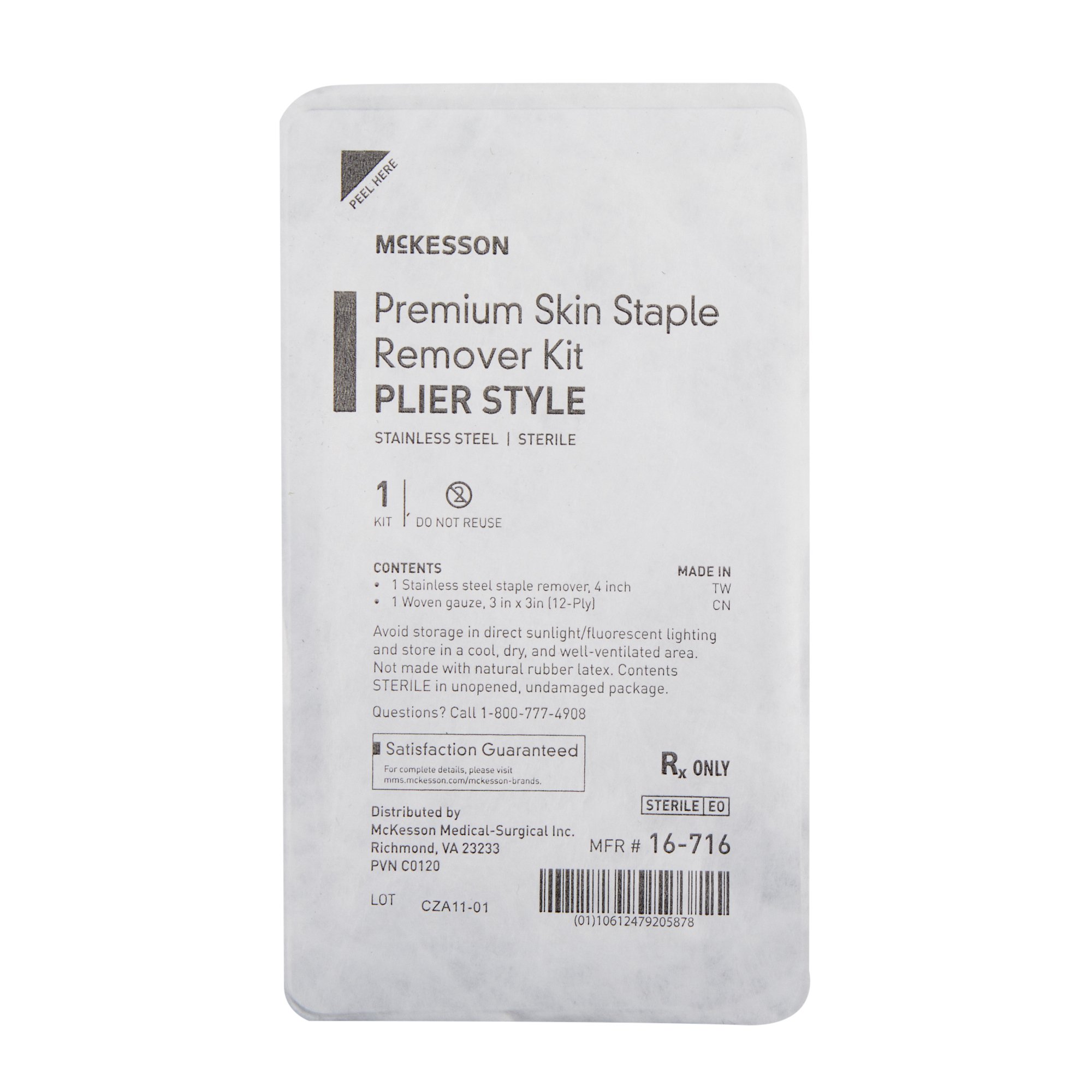 McKesson Brand - 16-716 McKesson Skin Staple Removal Kit
