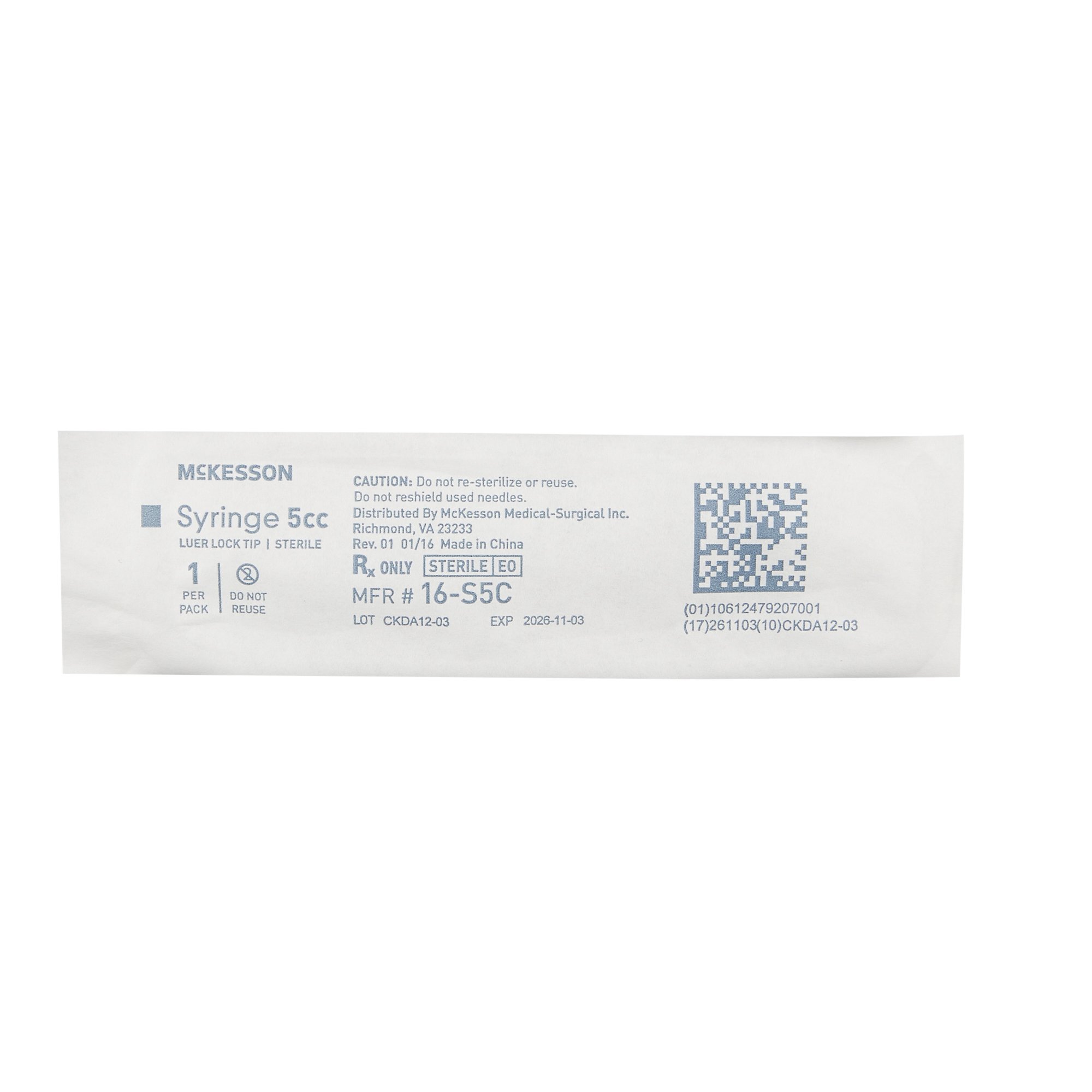McKesson General Purpose Syringe 16-S5C by McKesson Brand