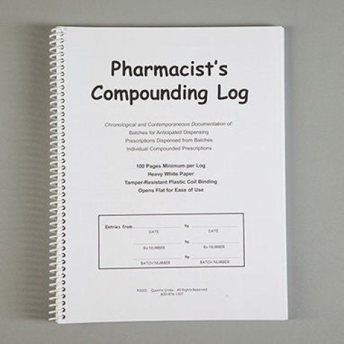 Health Care Logistics - 6400 Log Book Compounding