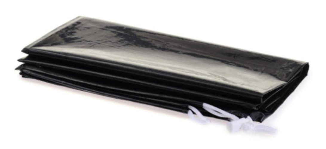 Medline - SYP404025BL Trash Bag Medline 40 gal. 2.5 mil 40 X 40 Inch Black Flat Pack