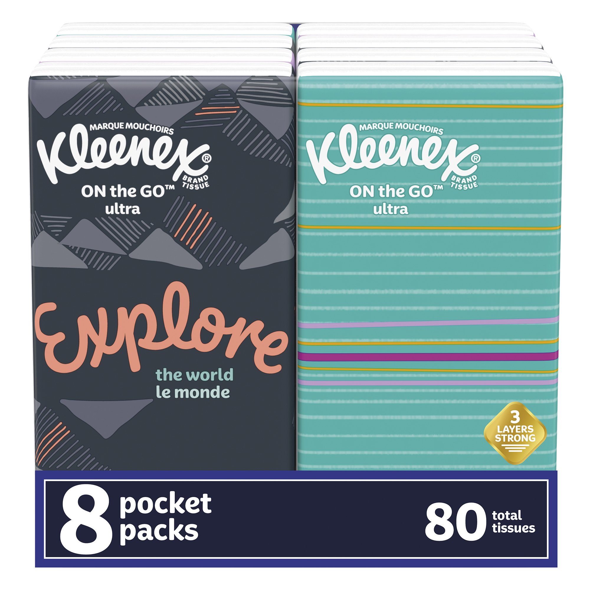 Kimberly Clark - 46651 Kleenex® Pocket Pack Facial Tissue