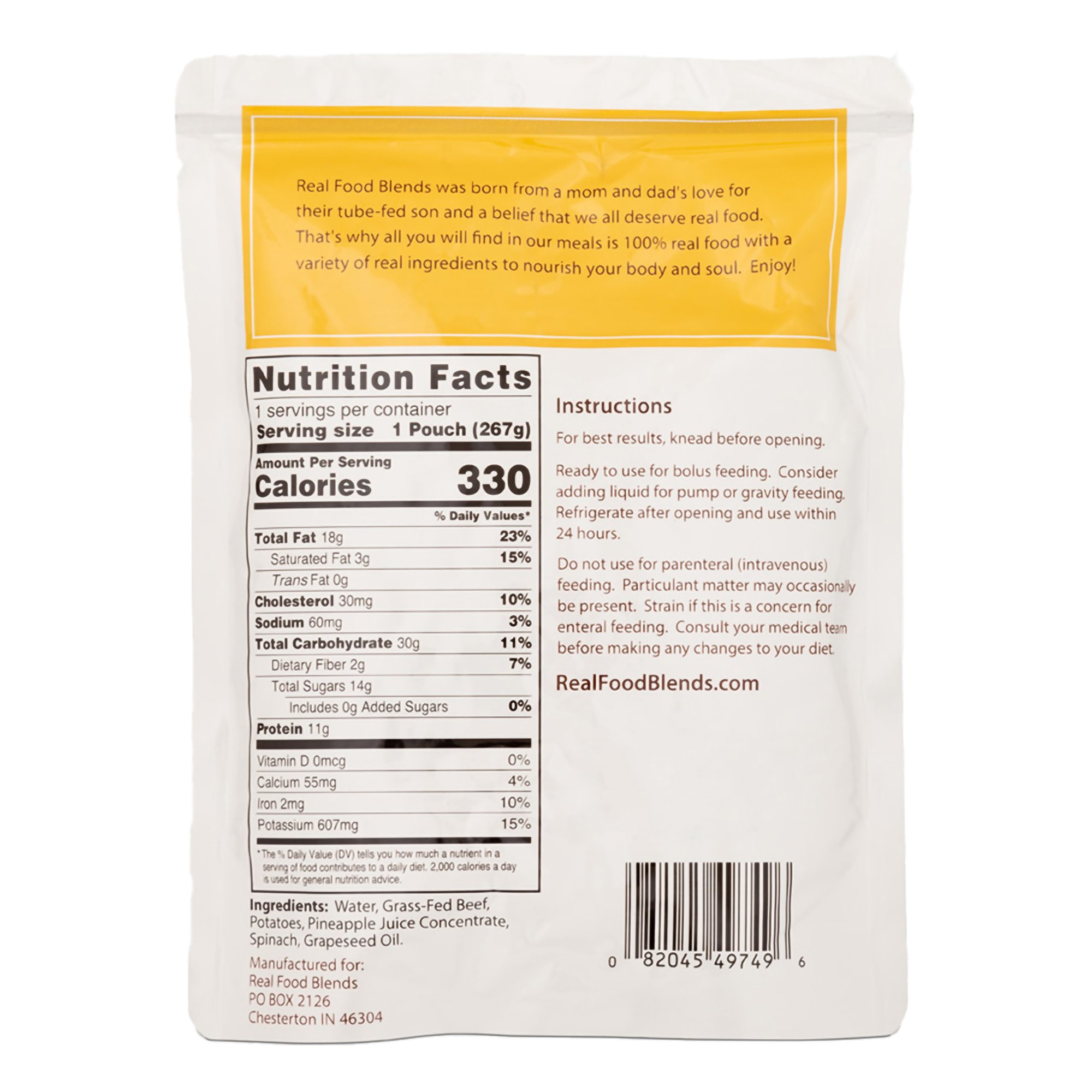 Nutritionals Medicinals - 176993 Real Food Blends™ Beef