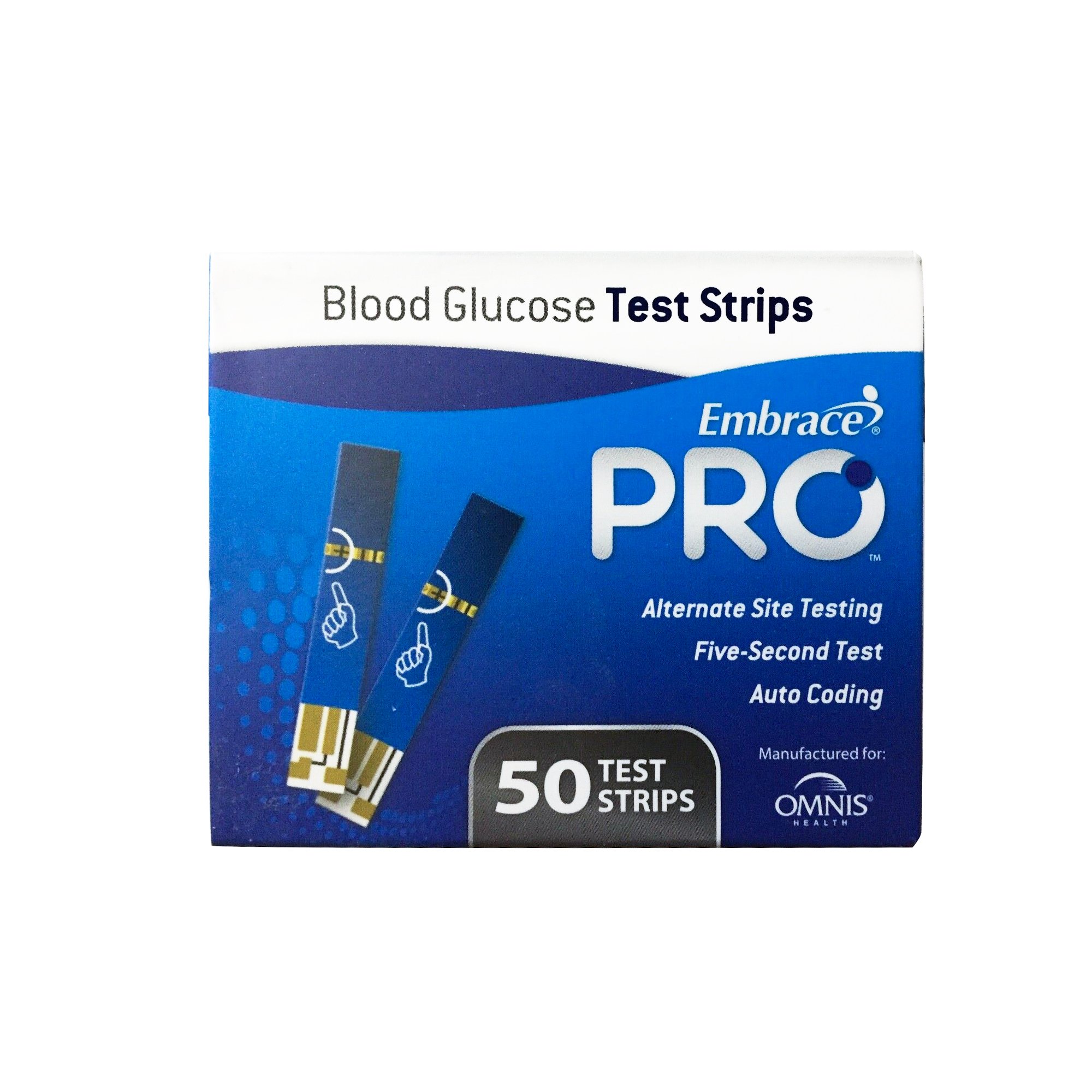 Omnis Health - ALL02AM0202 Embrace® Blood Glucose Test Strips
