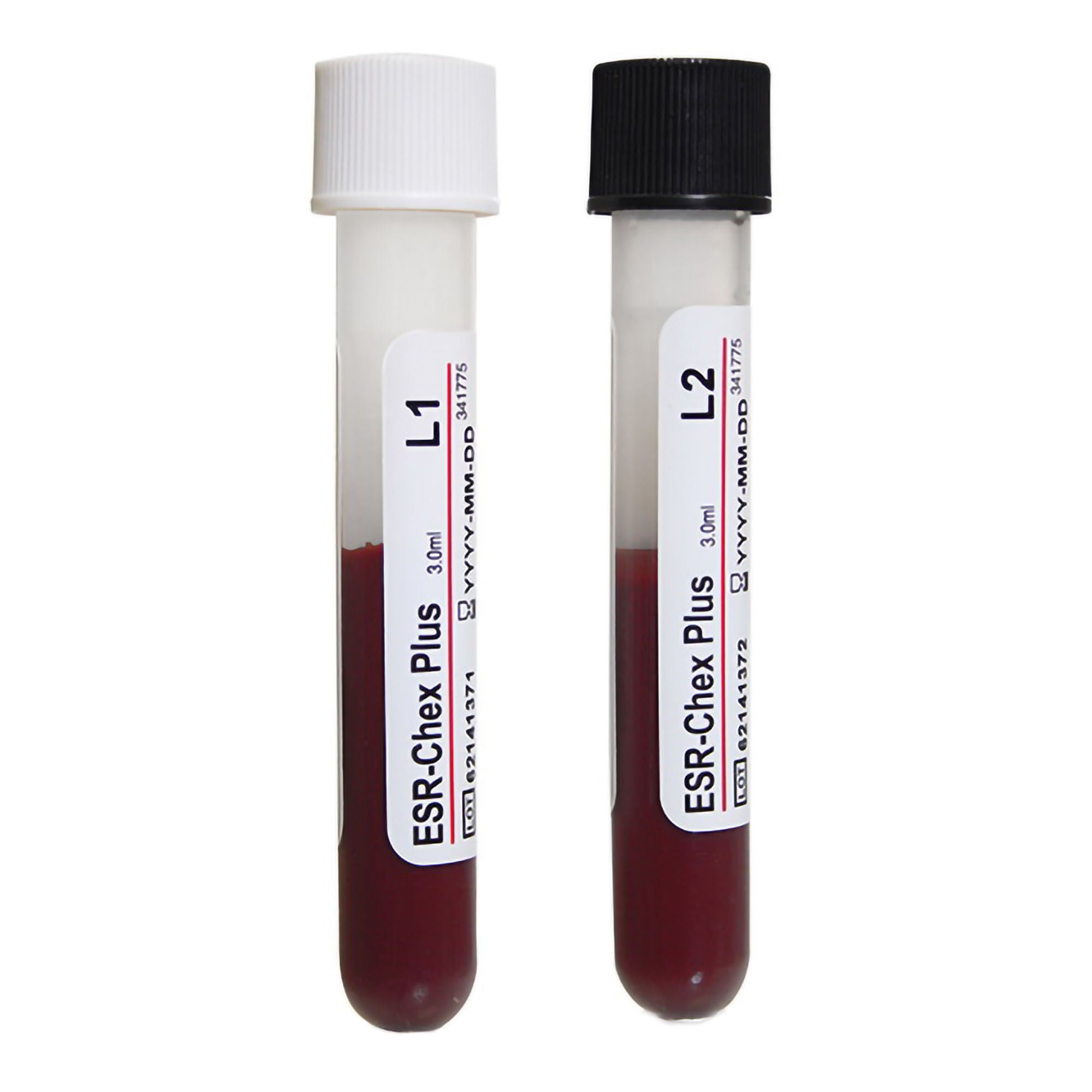 Streck Laboratories - 240408 Hematology Control Set ESR-Chex™ Plus Level 1, 2 12 X 3 mL