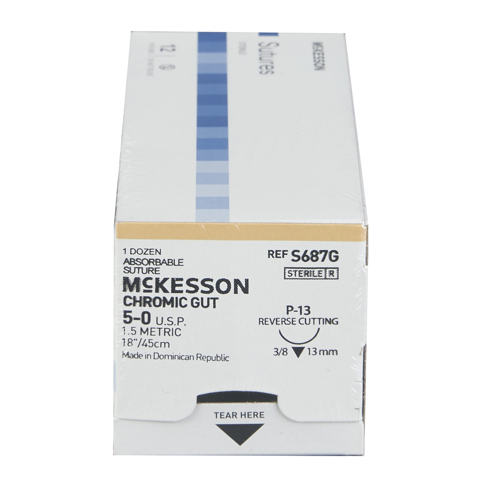 McKesson Brand - S687G McKesson Suture with P-13 Needle