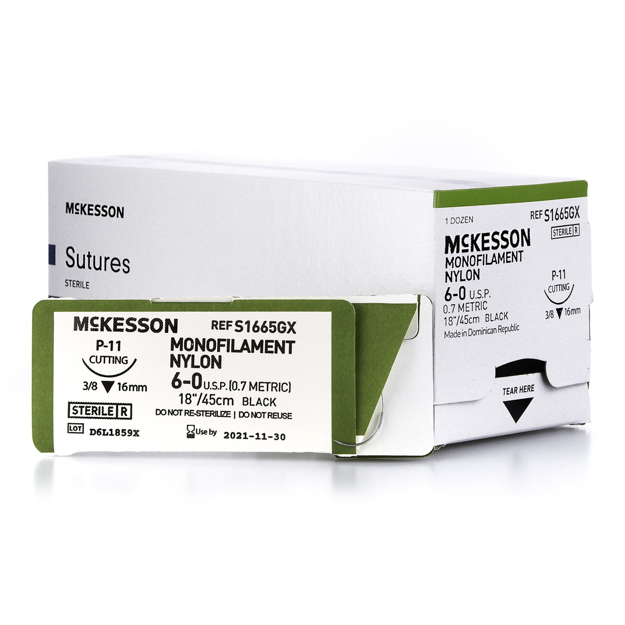 McKesson Brand S1665GX - McKesson Suture with P-11 Needle - 1/Box