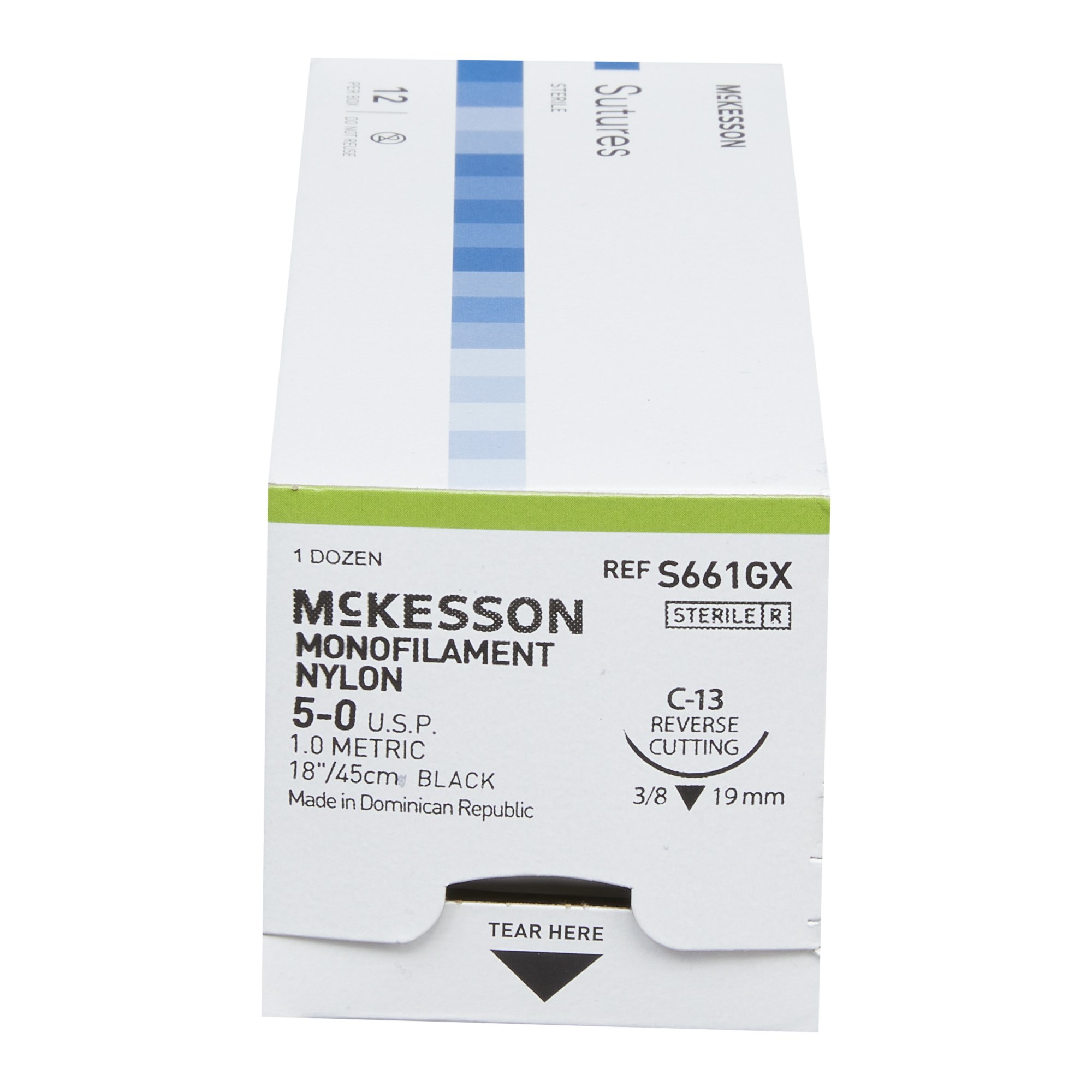 McKesson Brand S661GX - McKesson Suture with C-13 Needle - 1/Box