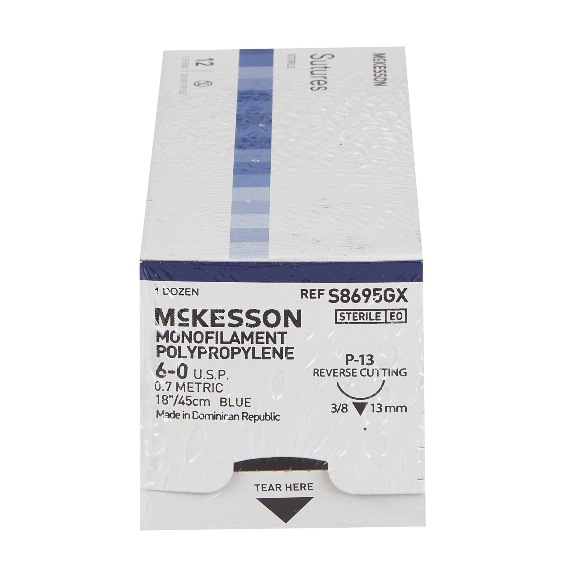 McKesson Brand S8695GX - McKesson Suture with P-13 Needle - 1/Box
