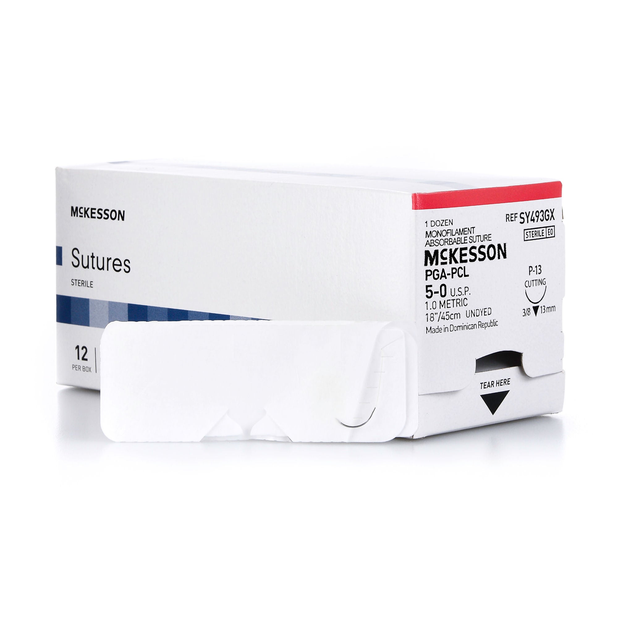 McKesson Brand - SY493GX McKesson Suture with P-13 Needle