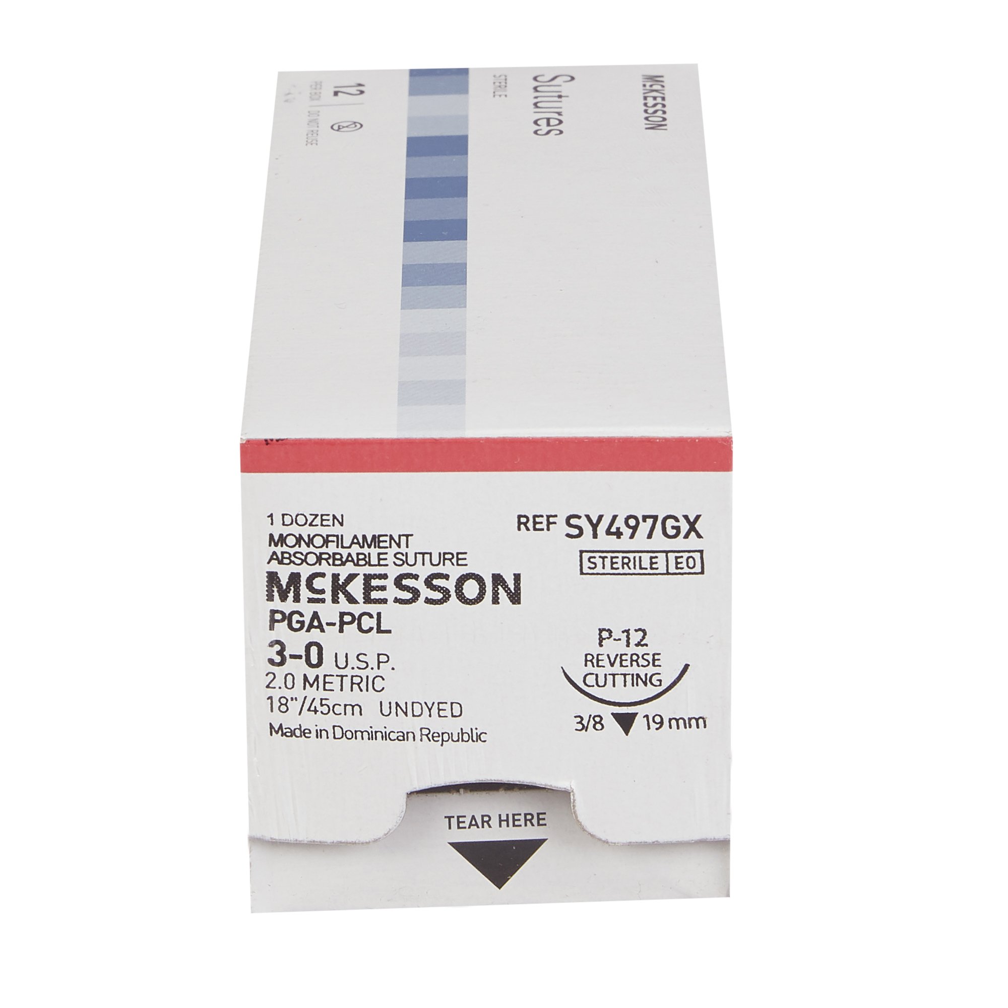 McKesson Brand - SY497GX McKesson Suture with P-12 Needle