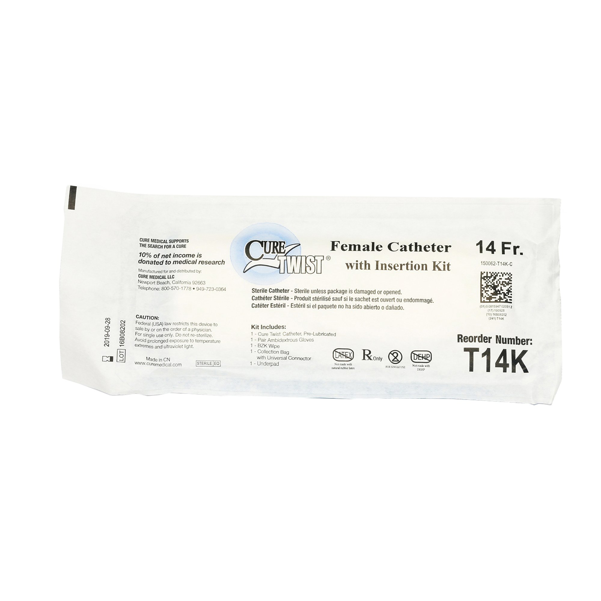 ConvaTec - T14K Cure Twist® Intermittent Catheter Kit