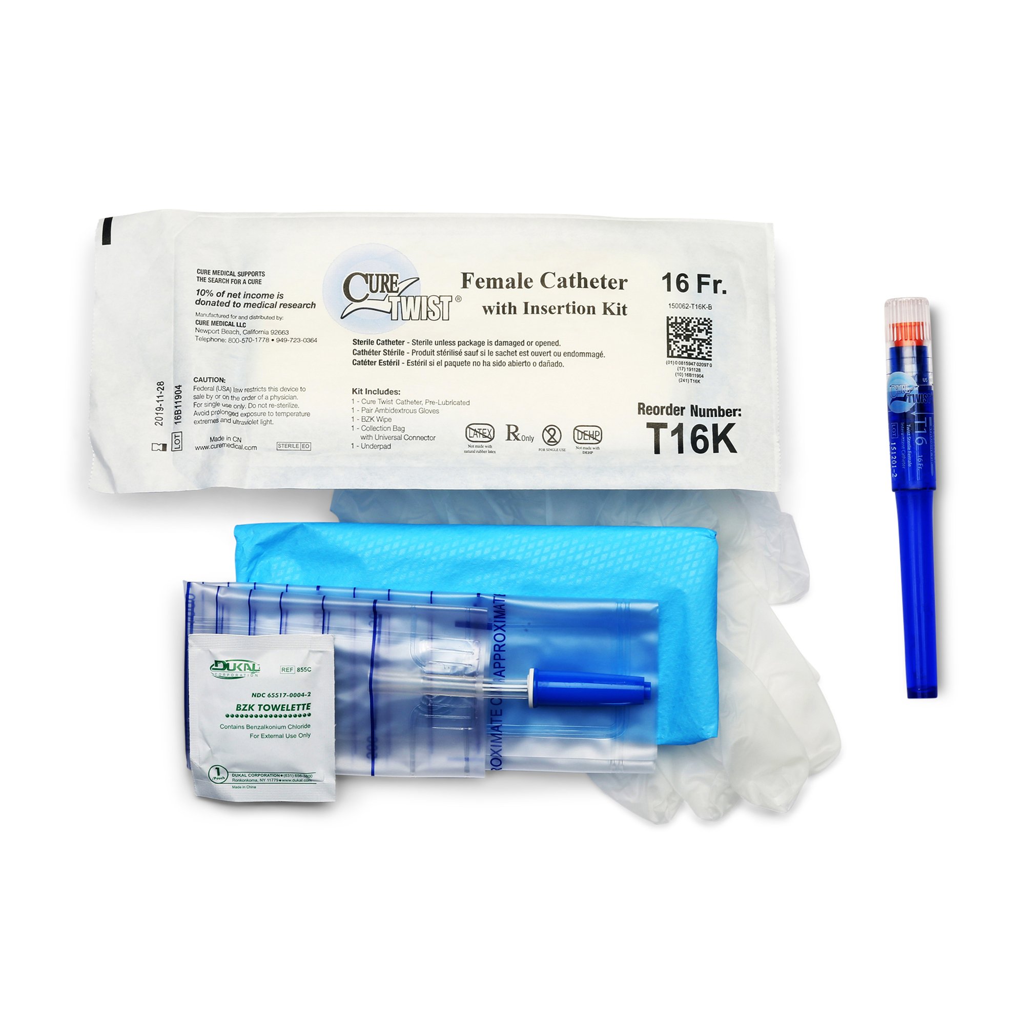 ConvaTec - T16K Cure Twist® Intermittent Catheter Kit