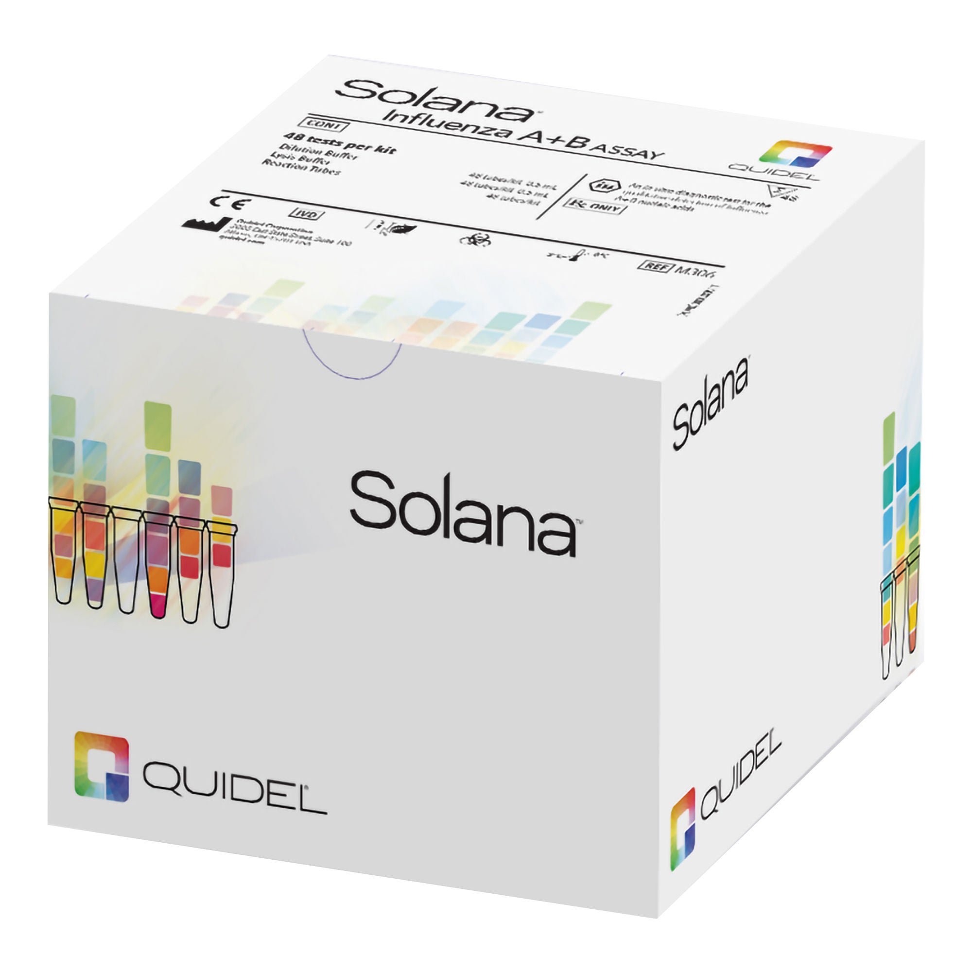 Quidel - M300 Solana® Influenza A+B Influenza Molecular Diagnostic Respiratory Test Kit