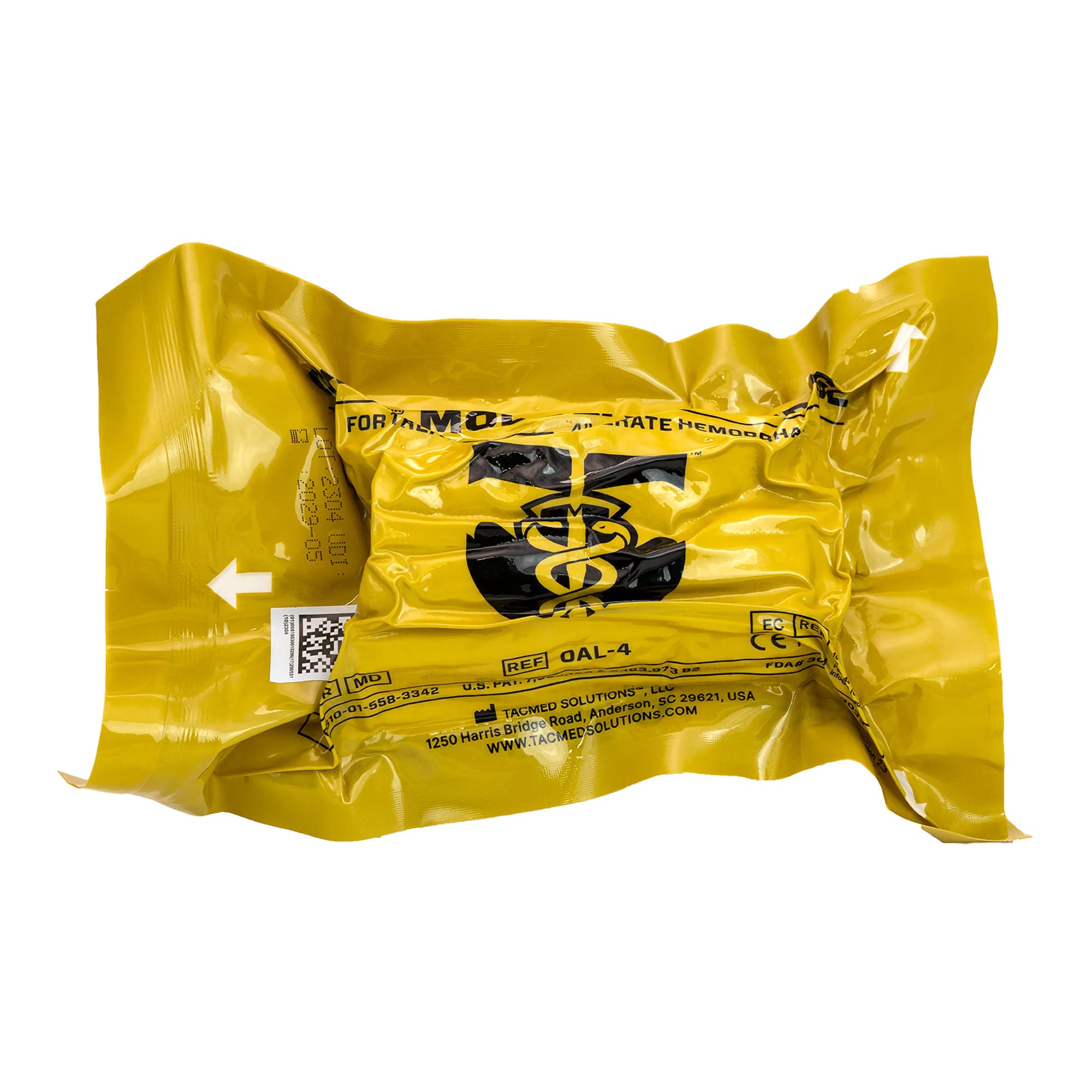 Tactical Medical Solutions Inc - OAL-4 Hemostatic Dressing Olaes® Modular Bandage 22 X 15 X 6 cm 1 per Pack Sterile