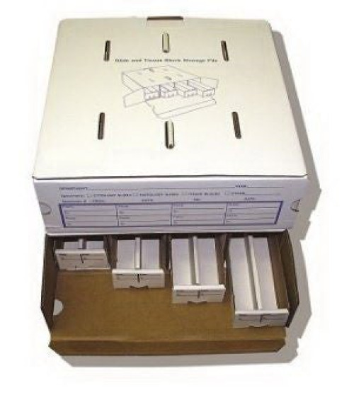 Azer Scientific - ES040 Slide Storage Box 2000 Slides, 4 Drawer For Microscope Slides