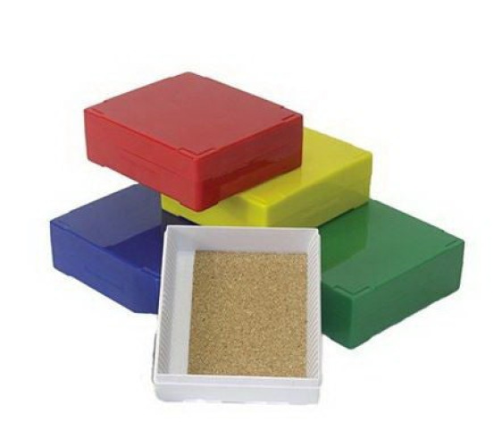 Azer Scientific - ES3250 Slide Storage Box 25 Slides, Blue For Microscope Slides