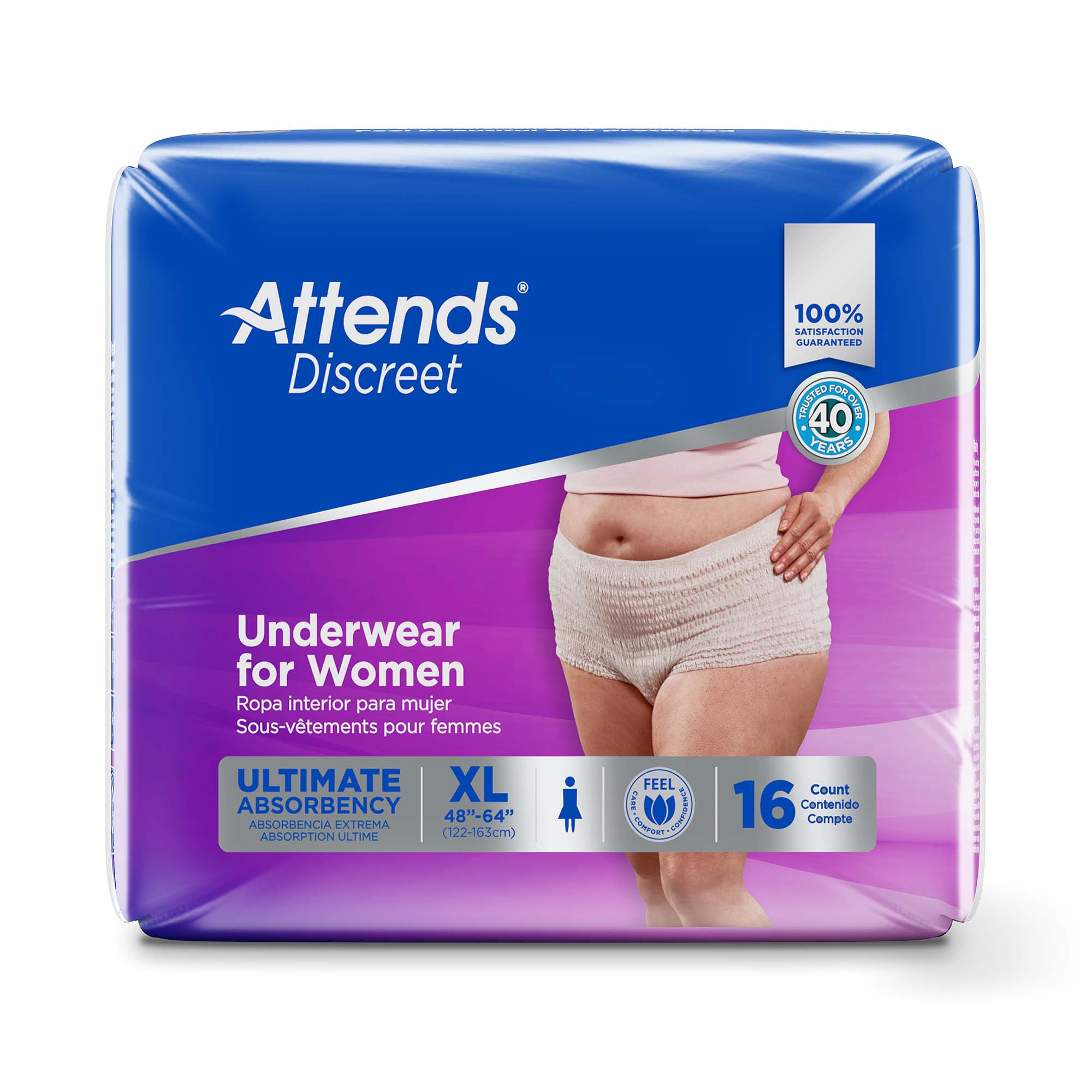 Attends Discreet Absorbent Underwear ADUF40 by Attends Healthcare Products