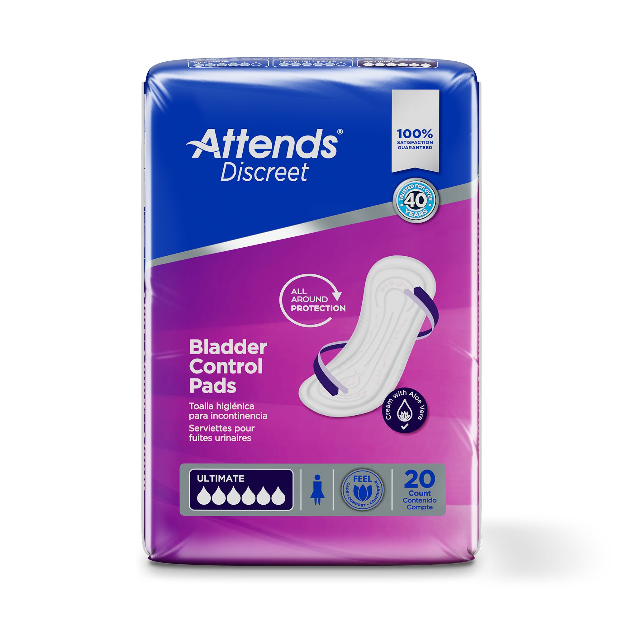 Attends Discreet Bladder Control Pad by Attends Healthcare Products