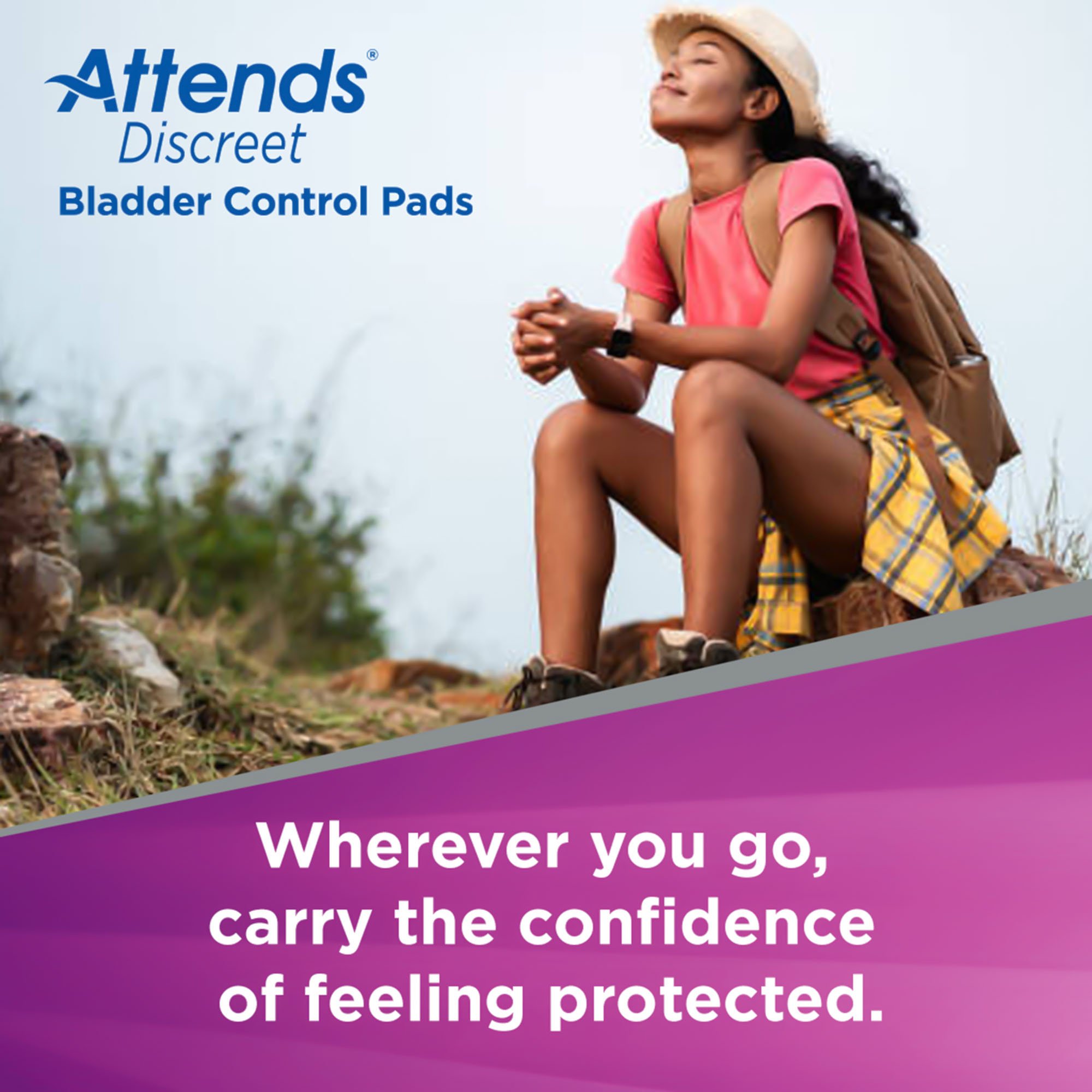 Attends Healthcare Products - ADPMAX Attends® Discreet Women's Maximum Bladder Control Pad