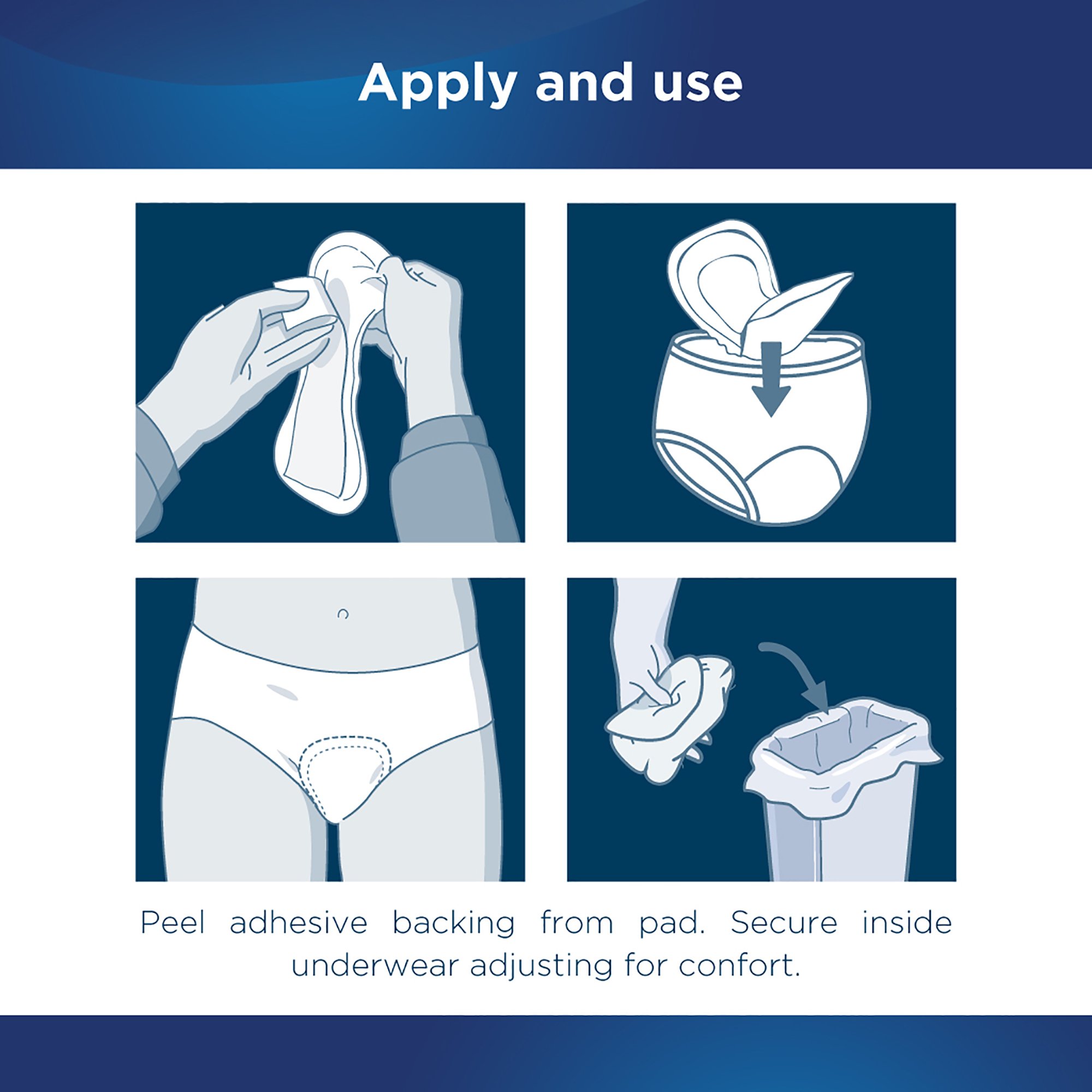Attends Healthcare Products - ADPTHIN Attends® Discreet Women's Ultra Thin Bladder Control Pad