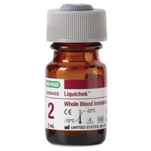 Bio-Rad Laboratories - 12000405 Assayed Control Liquichek™ Whole Blood Immunosuppressant Level 2 6 X 2 mL