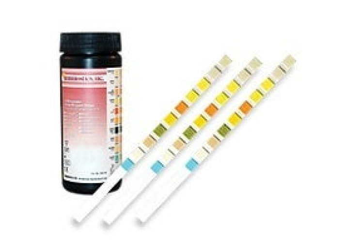 Immunostics - IDU-10 Urinalysis Test Kit Detector UA™ Bilirubin, Blood, Glucose, Ketone, Leukocytes, Nitrite, pH, Protein, Specific Gravity, Urobilinogen 100 Tests CLIA Waived