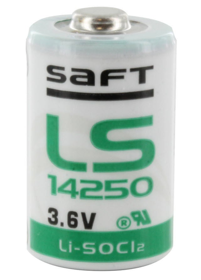 Bulbtronics - 0036523 Lithium Battery Saft 1/2 AA Cell 3.6 Volt Disposable 1 Pack