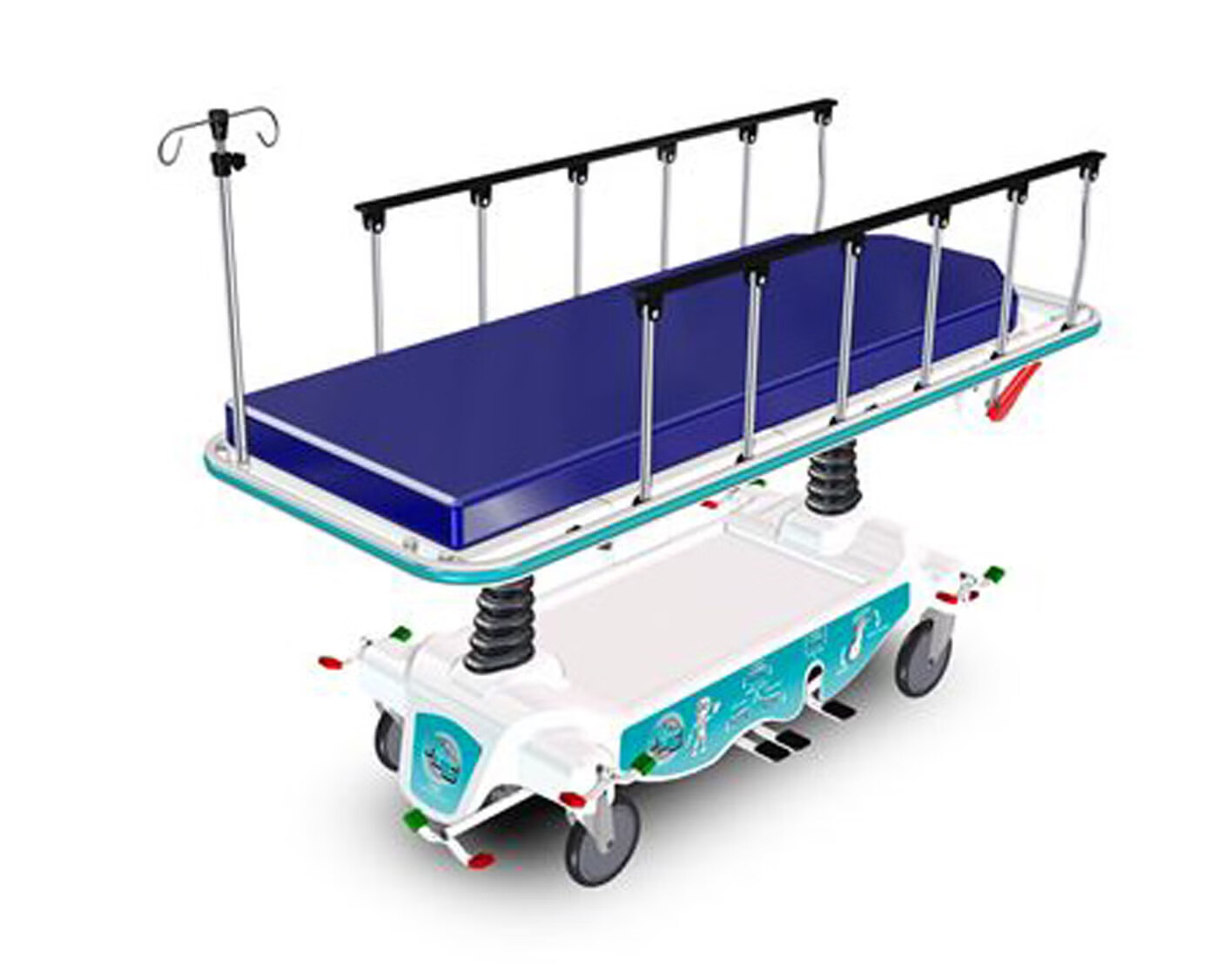 Future Health Concepts - FHC-7101 Stretcher Mobilecare Adjustable Height 750 lbs. Weight Capacity