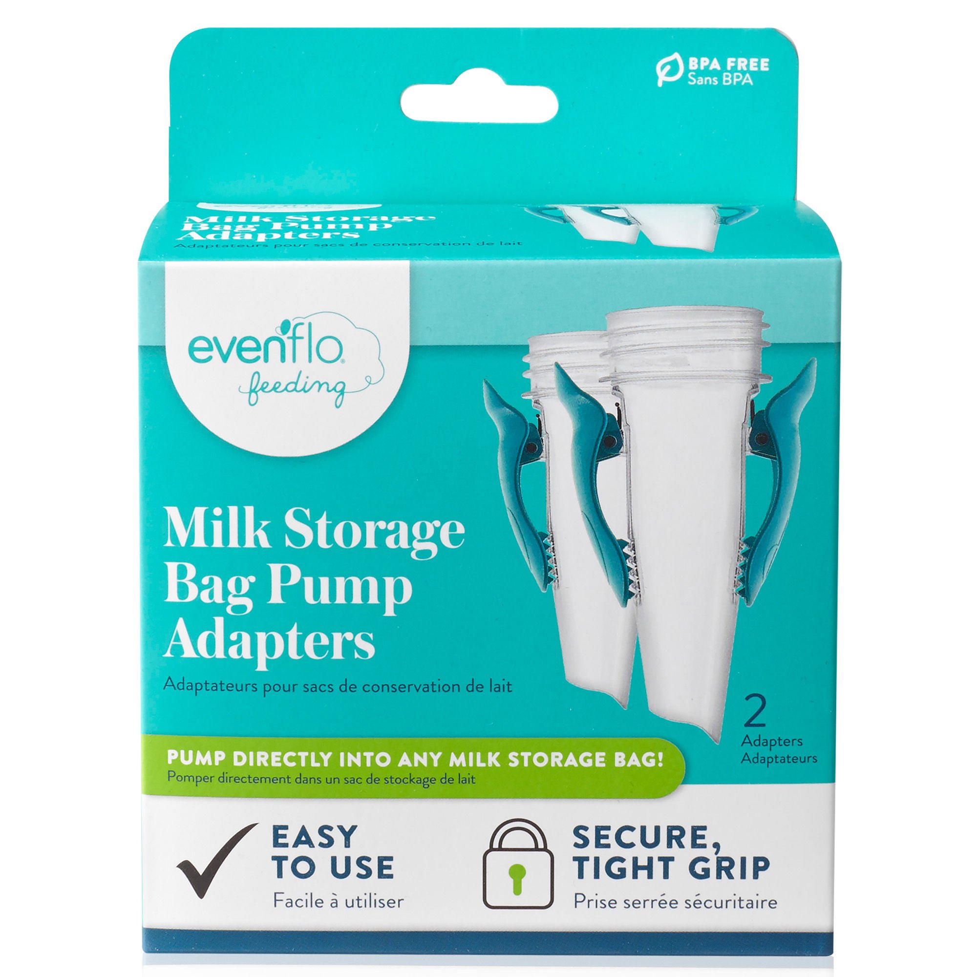 Midway Importing Inc - 5142111 Evenflo® Advanced Breast Milk Storage Bag Adapters