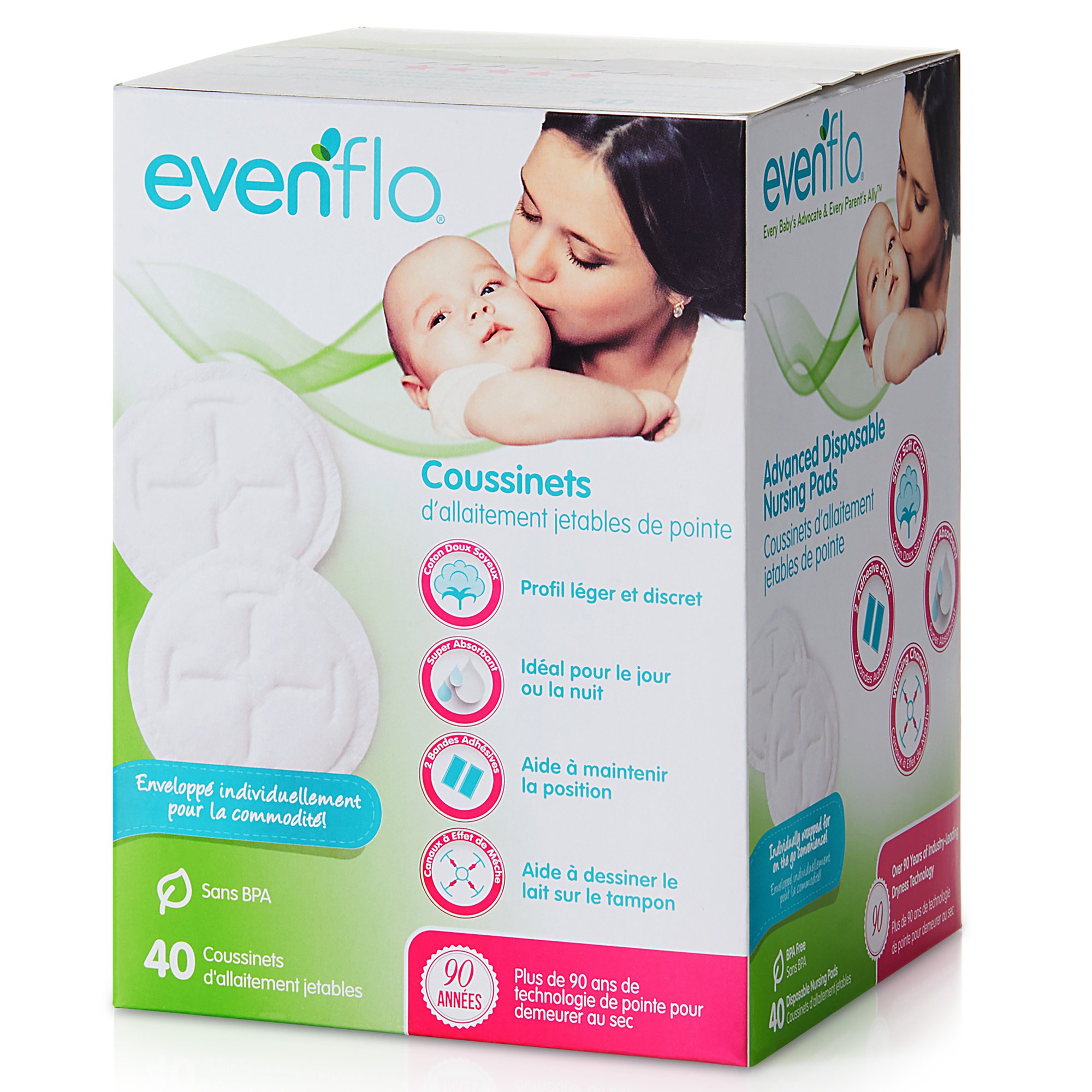 Midway Importing Inc 5231411 - Evenflo® Advanced Nursing Pad - 1/Each, 24/Case