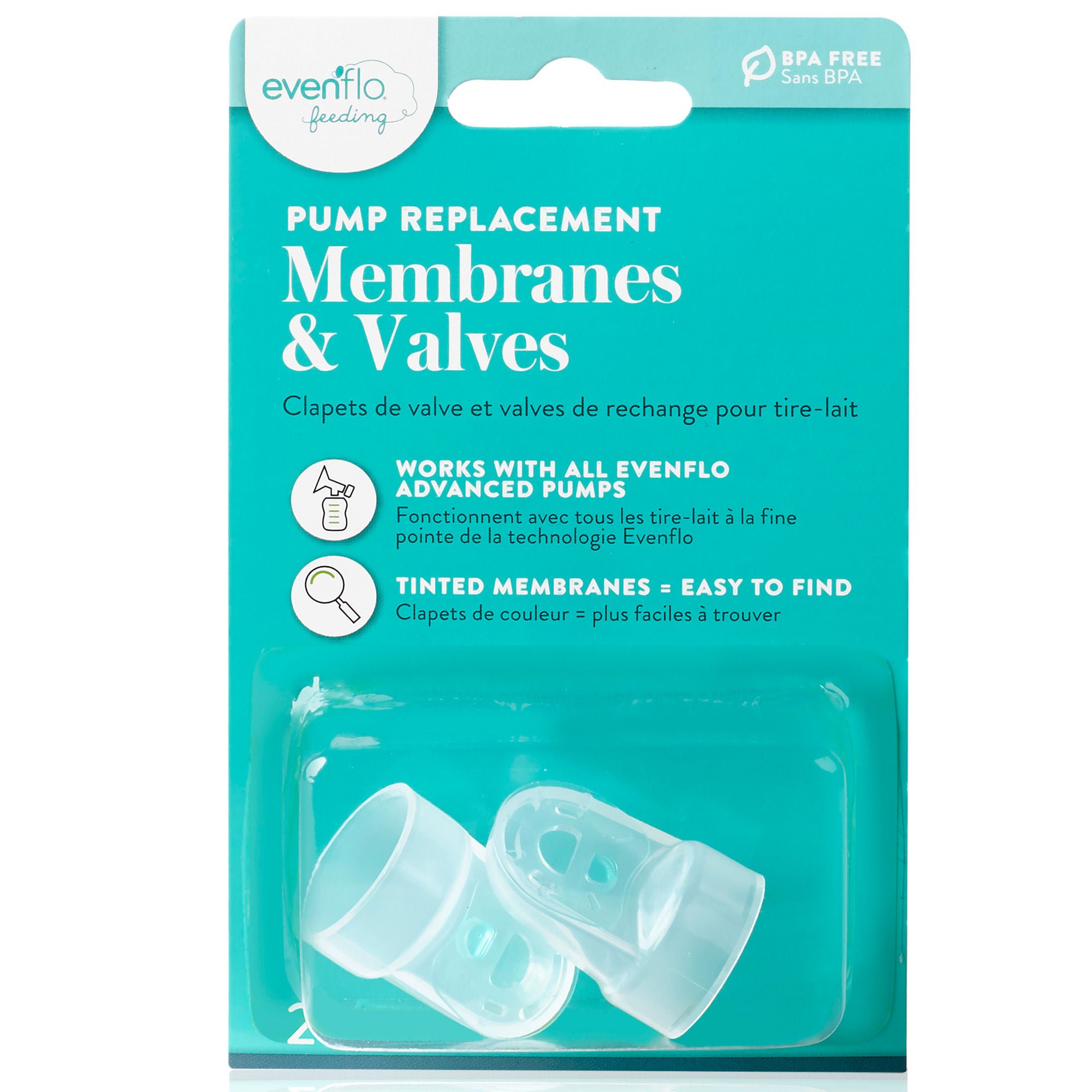 Midway Importing Inc - 5141111 Evenflo® Breast Pump Replacement Membrane and Valve
