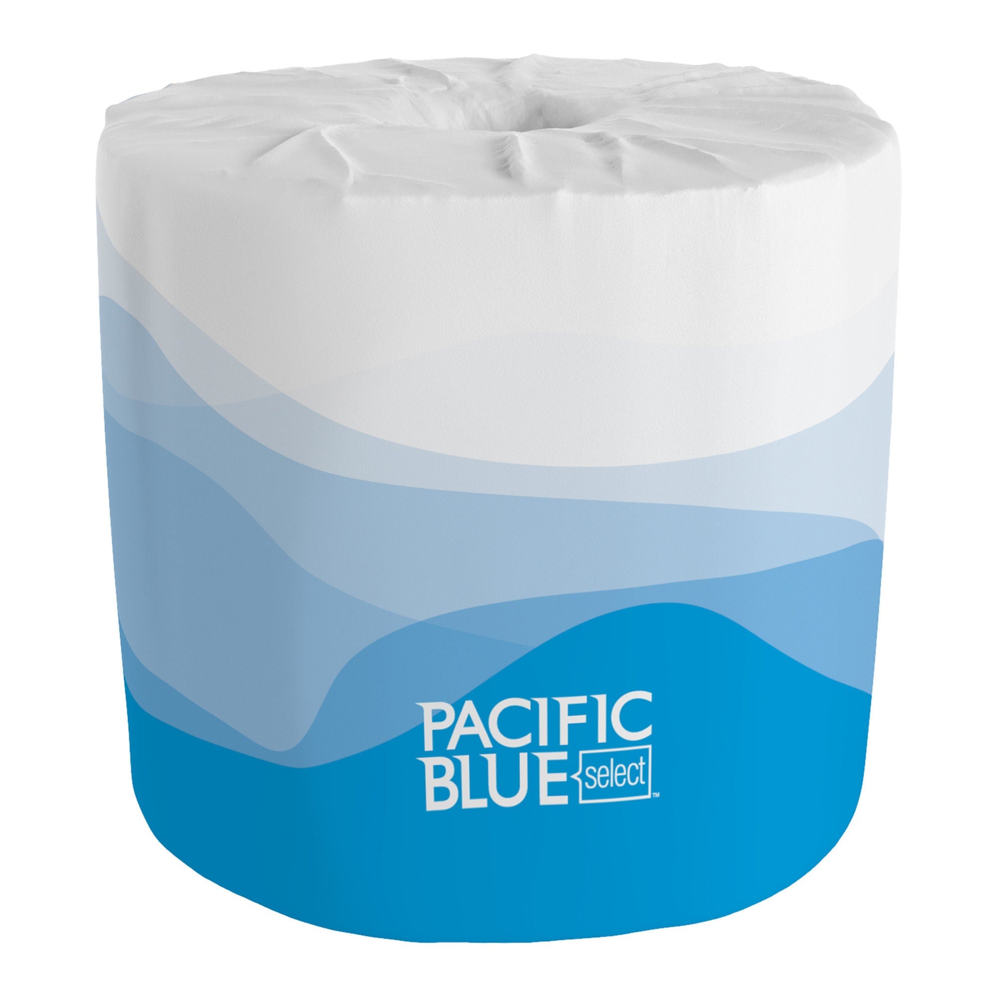 Georgia-Pacific Consumer Products LP - 18240-01 Toilet Tissue Pacific Blue Select® White 2-Ply Standard Size Cored Roll 550 Sheets 3-4/5 X 4 Inch